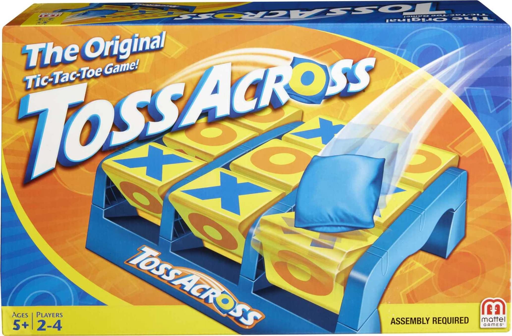 Mattel Games Toss Across Game, Beanbag Tic Tac Toe for 2 to 4 Players Ages 5 Years and Older detail image 1