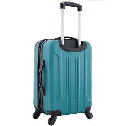 Travelers Club Chicago Hardside Expandable Spinner Luggage, Teal, 22" Carry-On detail image 9