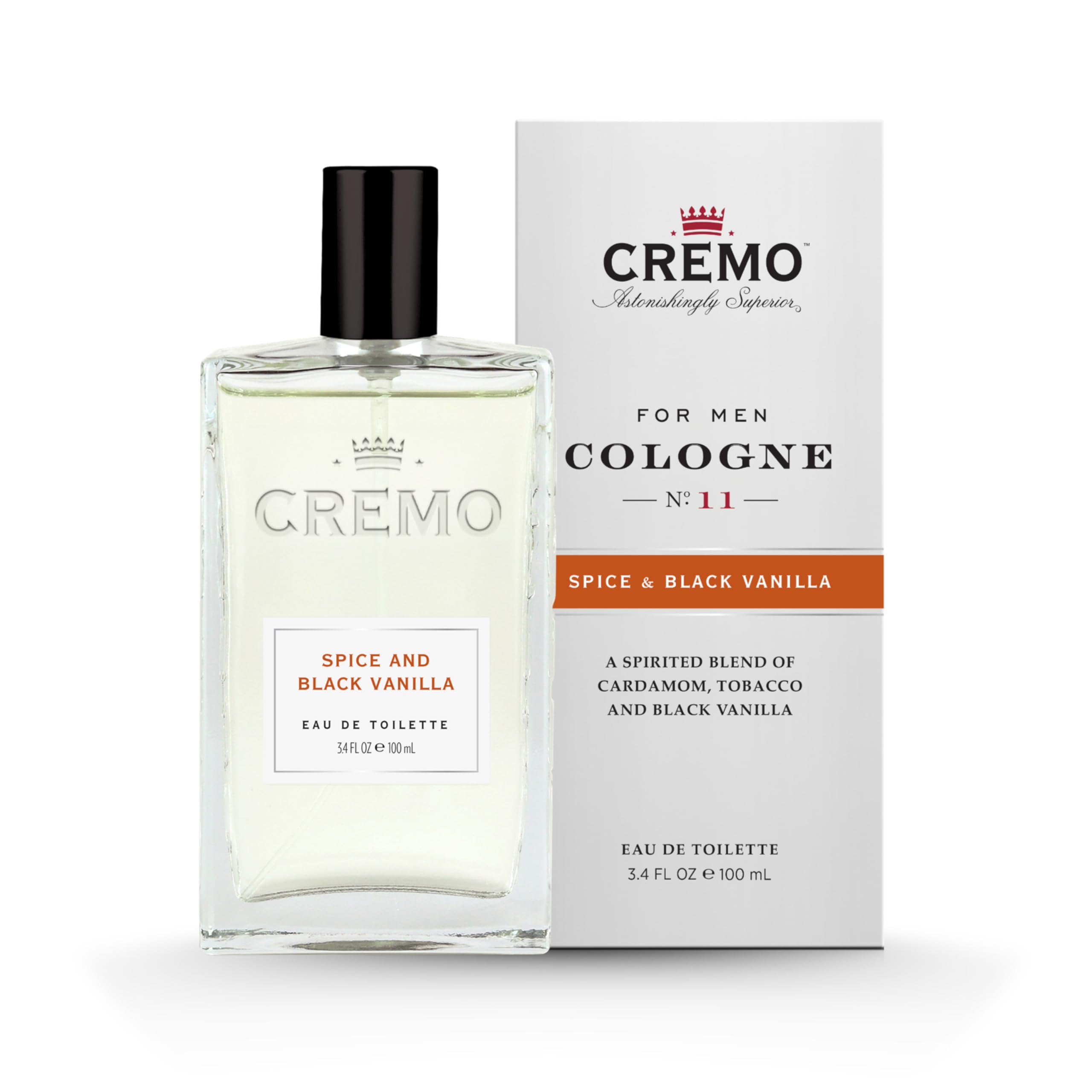 Cremo Cologne For Men - Spice & Black Vanilla, 3. 4 Fl Oz detail image 1