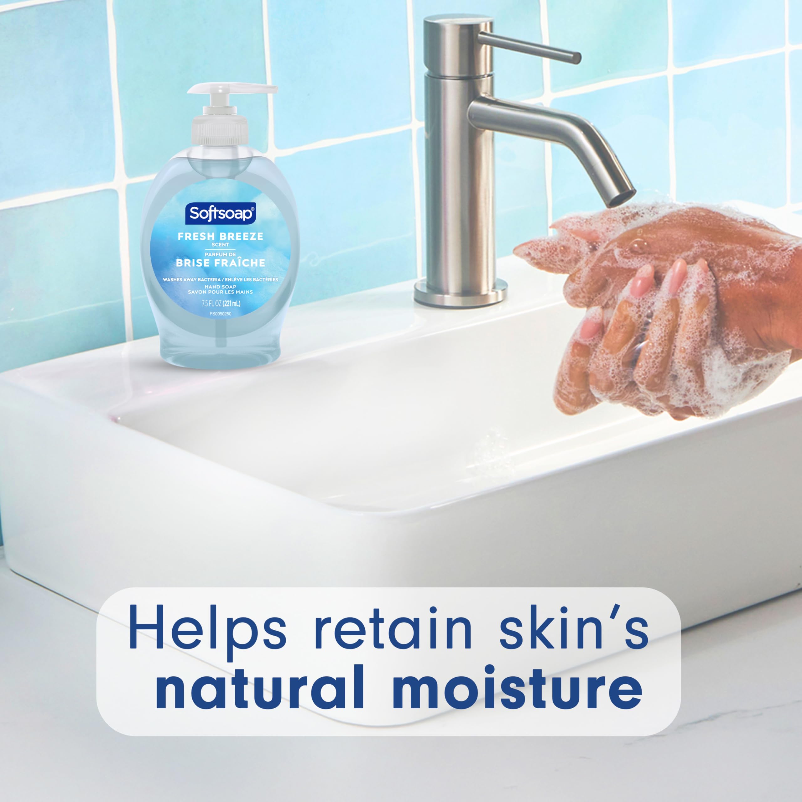 Softsoap Liquid Hand Soap, Fresh Breeze - 7. 5 Fl Oz (Pack of 6) detail image 4