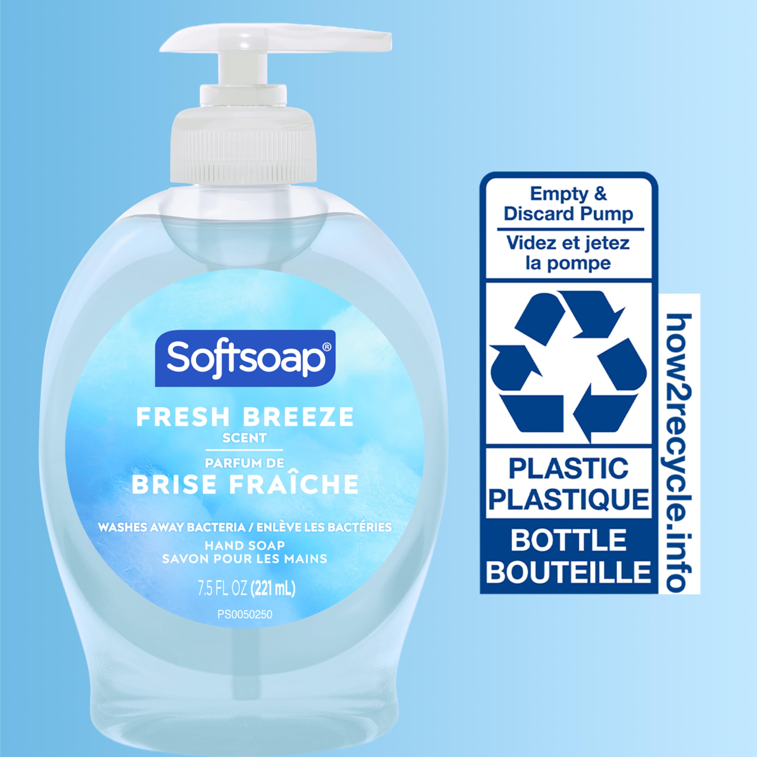 Softsoap Liquid Hand Soap, Fresh Breeze - 7. 5 Fl Oz (Pack of 6) detail image 8