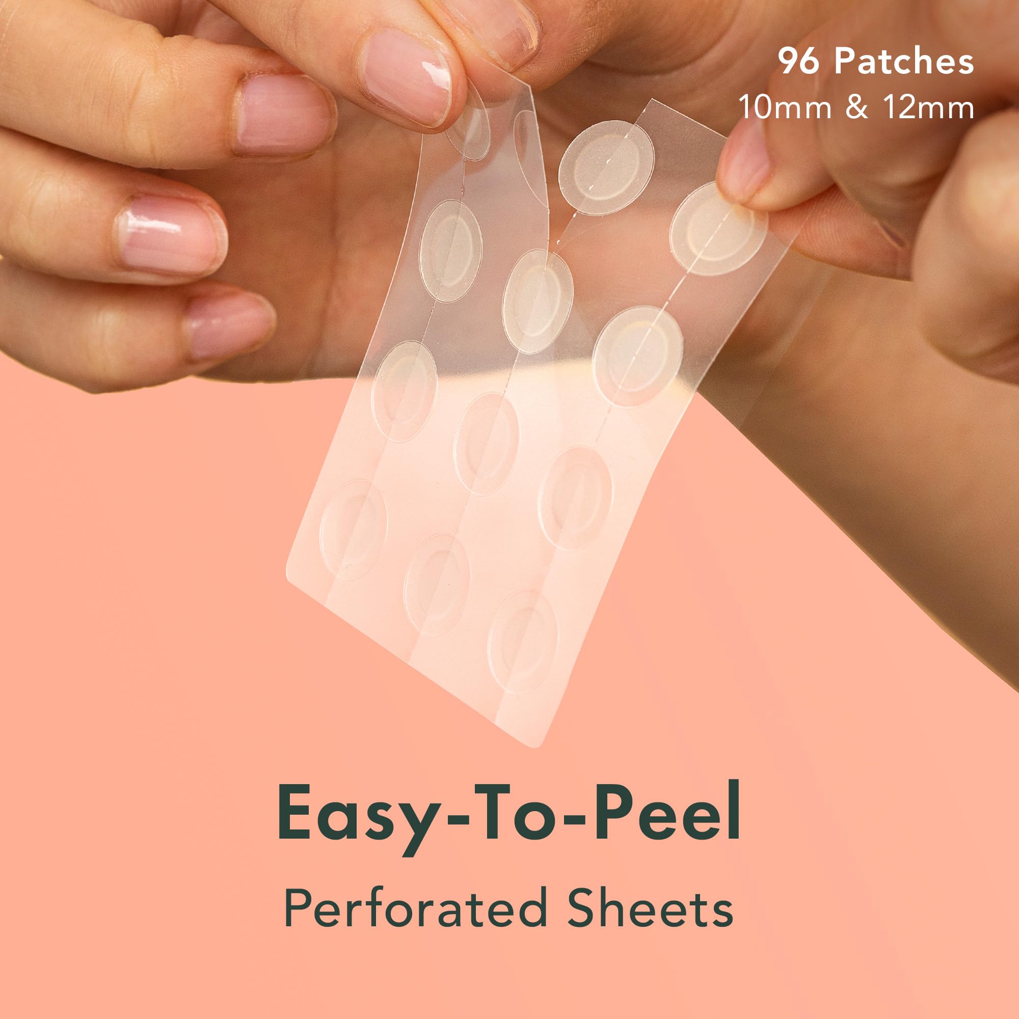 Rael Miracle Invisible Spot Cover Hydrocolloid Acne Pimple Patches (96 Ct) detail image 2