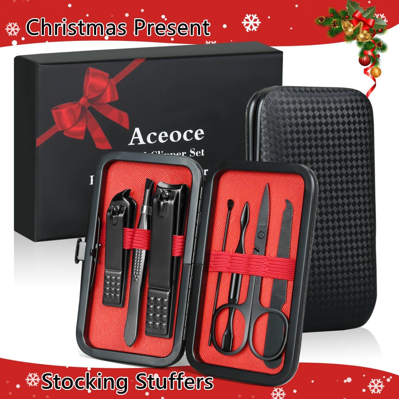 Aceoce Manicure Set Professional Nail Clippers Set Manicure Pedicure Kit detail image 8