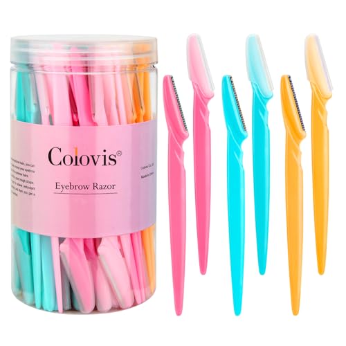 66 Eyebrow Razor and Face Razor for Women and Men, Eyebrow Hair Trimmer and Shaver with Protective Cover,Safe and Newbie Friendly detail image 8
