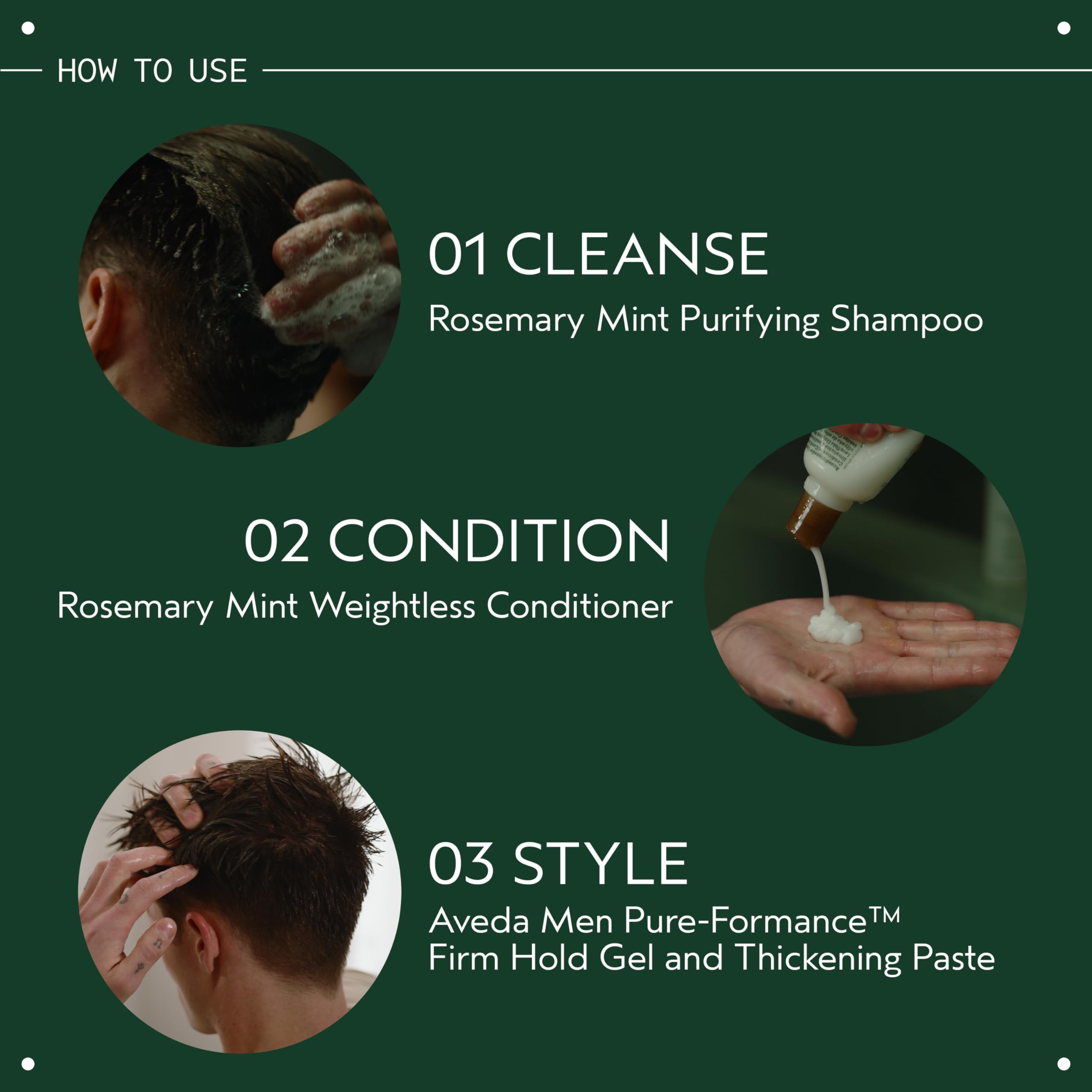 Aveda Rosemary Mint Purifying Shampoo | Clarifying Shampoo | Gently Removes Buildup, Adds Shine | For Normal to Oily Hair, Fine to Medium Hair Types | Invigorating Aroma| 97% Naturally Derived* detail image 8