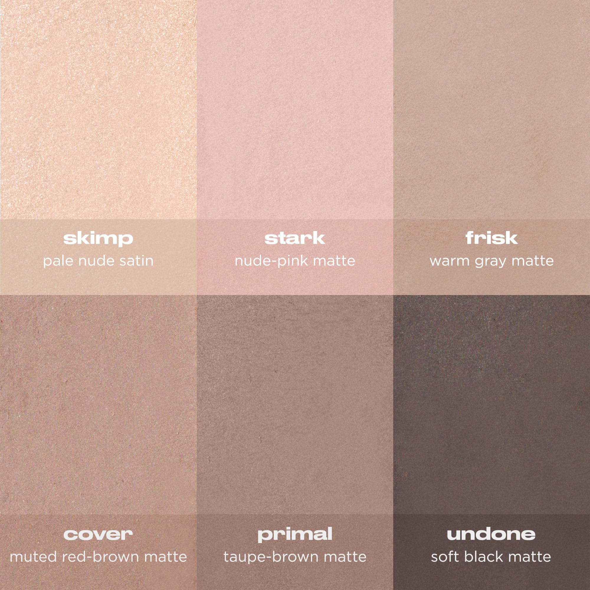 URBAN DECAY Naked 2 Basics Mini Eyeshadow Palette - 6 Matte Neutral Shadows, Long-lasting Wear, Multi-Use Powder for Eye, Contour, Brows, Ultra-Blendable Cool-Tone Shades, Travel Makeup with Mirror detail image 4