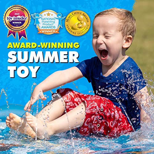 SplashEZ 3-in-1 Splash Pad Sprinkler Pool for Babies & Toddlers, 60" Outdoor Water Play Mat – "From A to Z" Learning Design detail image 8