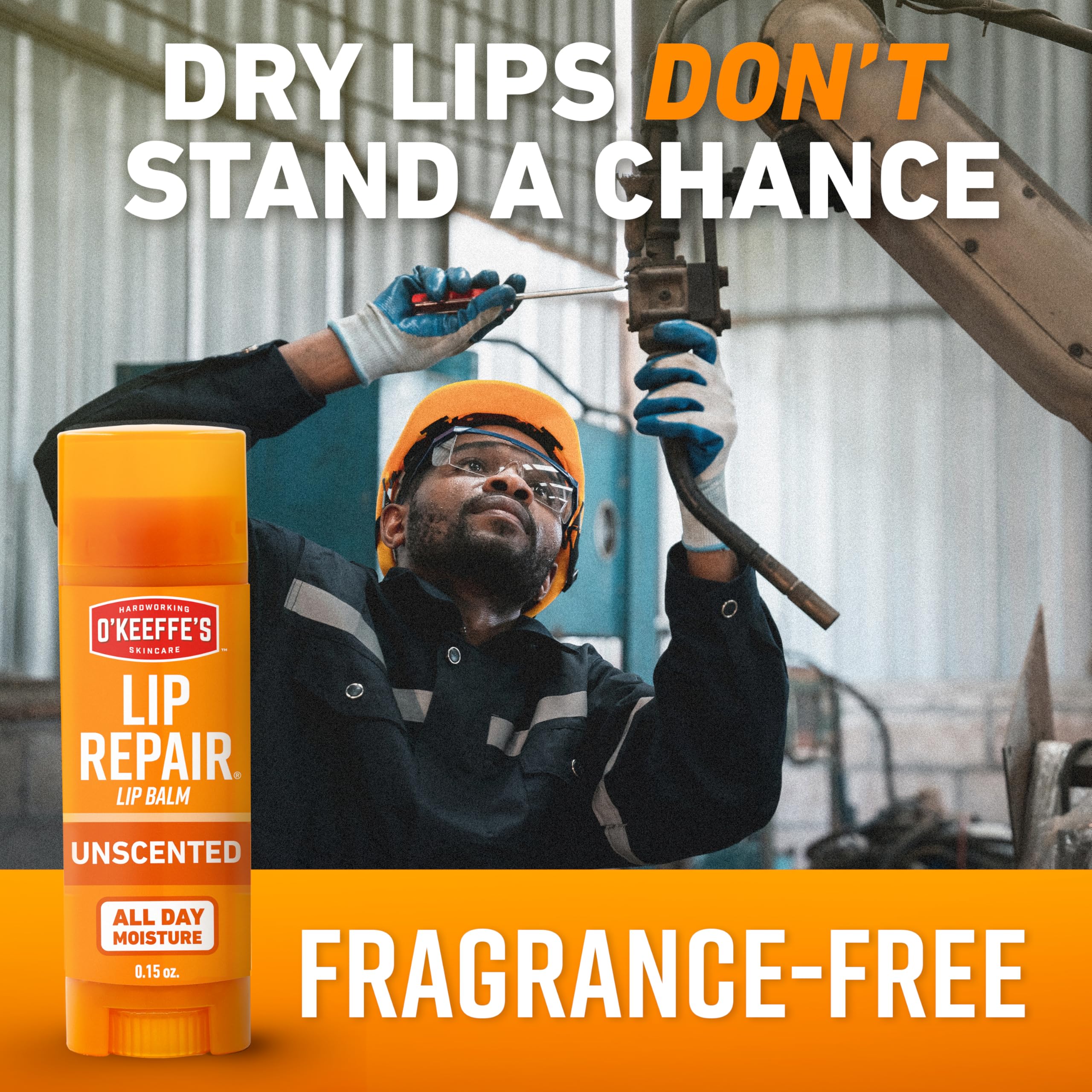 O'Keeffe's Lip Repair Unscented Balm, 2-Pack detail image 5