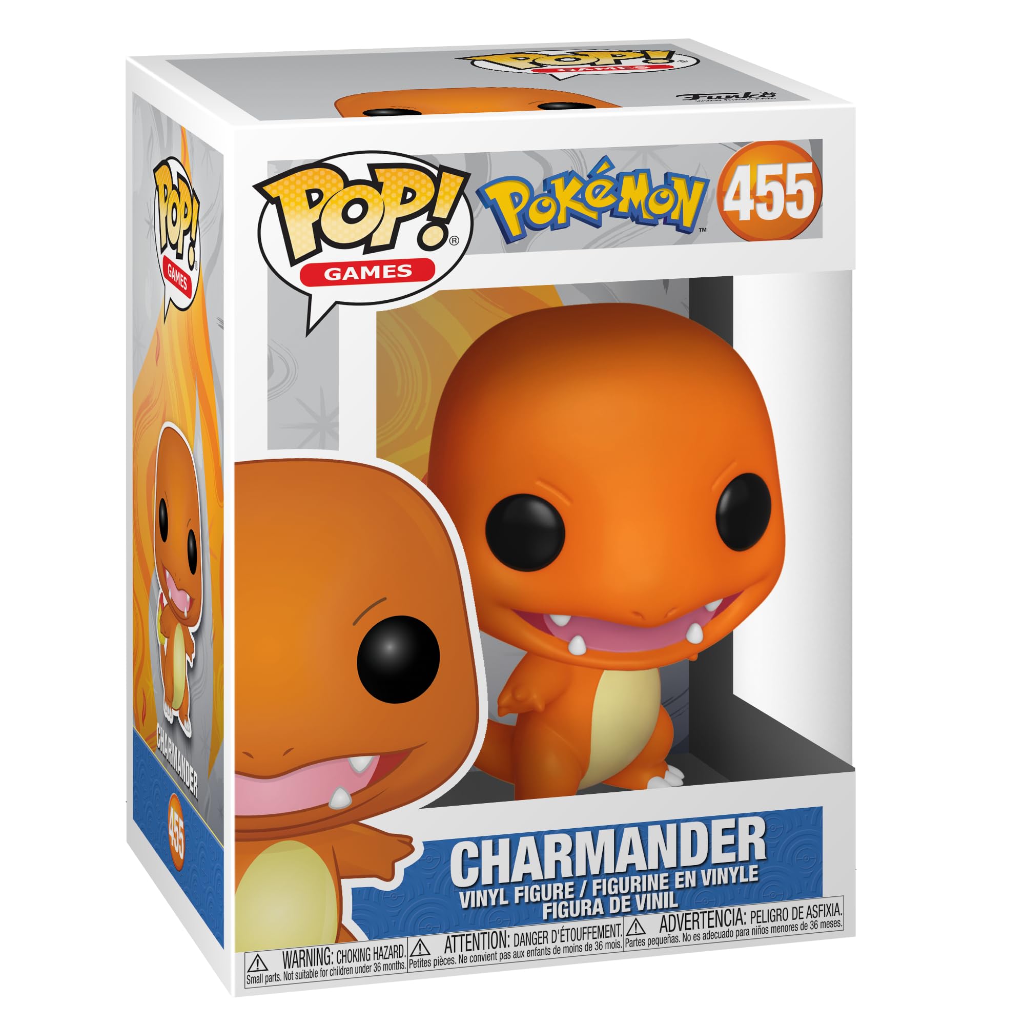 Funko Pop Games: Pokemon - Charmander Salameche Glumanda - Collectable Vinyl Figure - Gift Idea - Official Merchandise - Toys for Kids & Adults - Video Games Fans - Model Figure for Collectors detail image 1