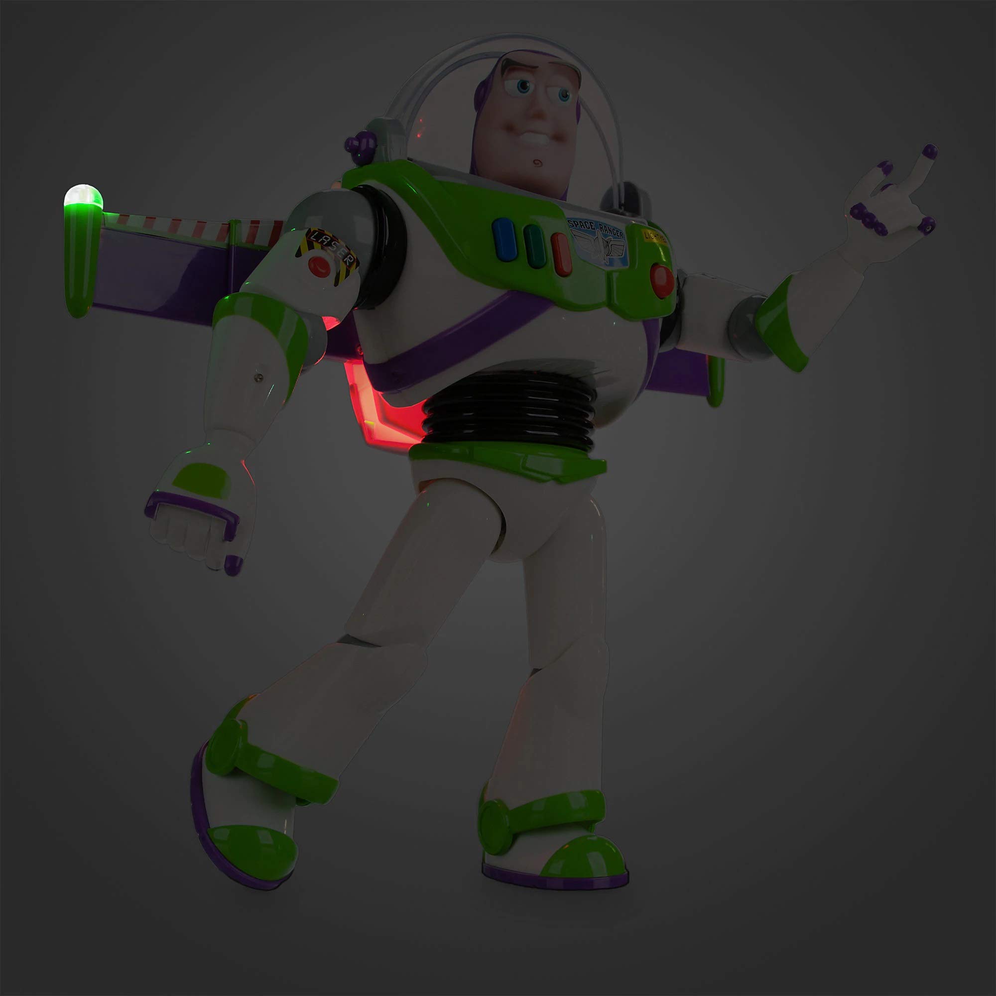 Disney Store Buzz Lightyear Interactive Talking Action Figure (Toy Story) - 12" detail image 2