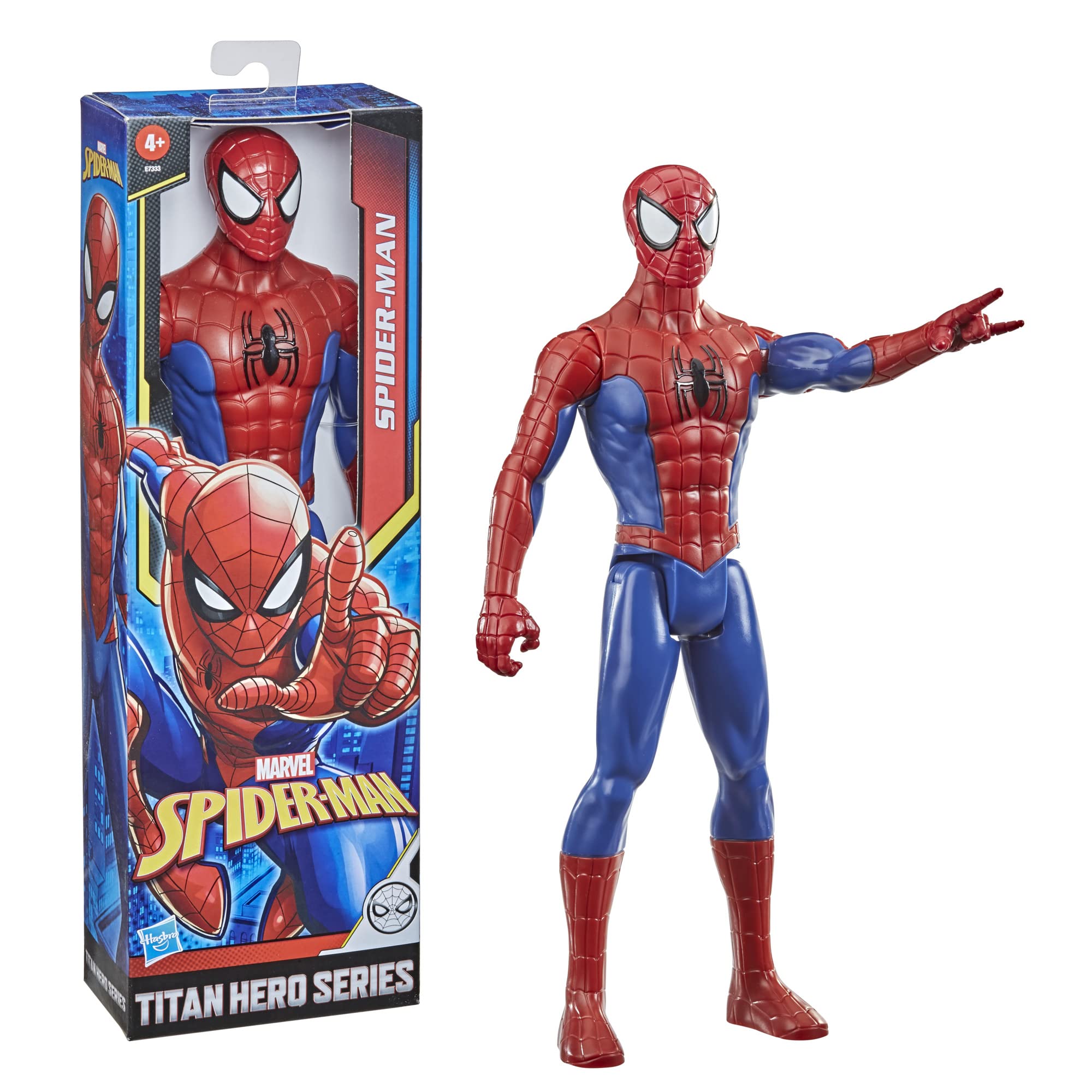 Marvel Titan Hero Series Spider-Man 12-Inch Action Figure with Fx Port detail image 2