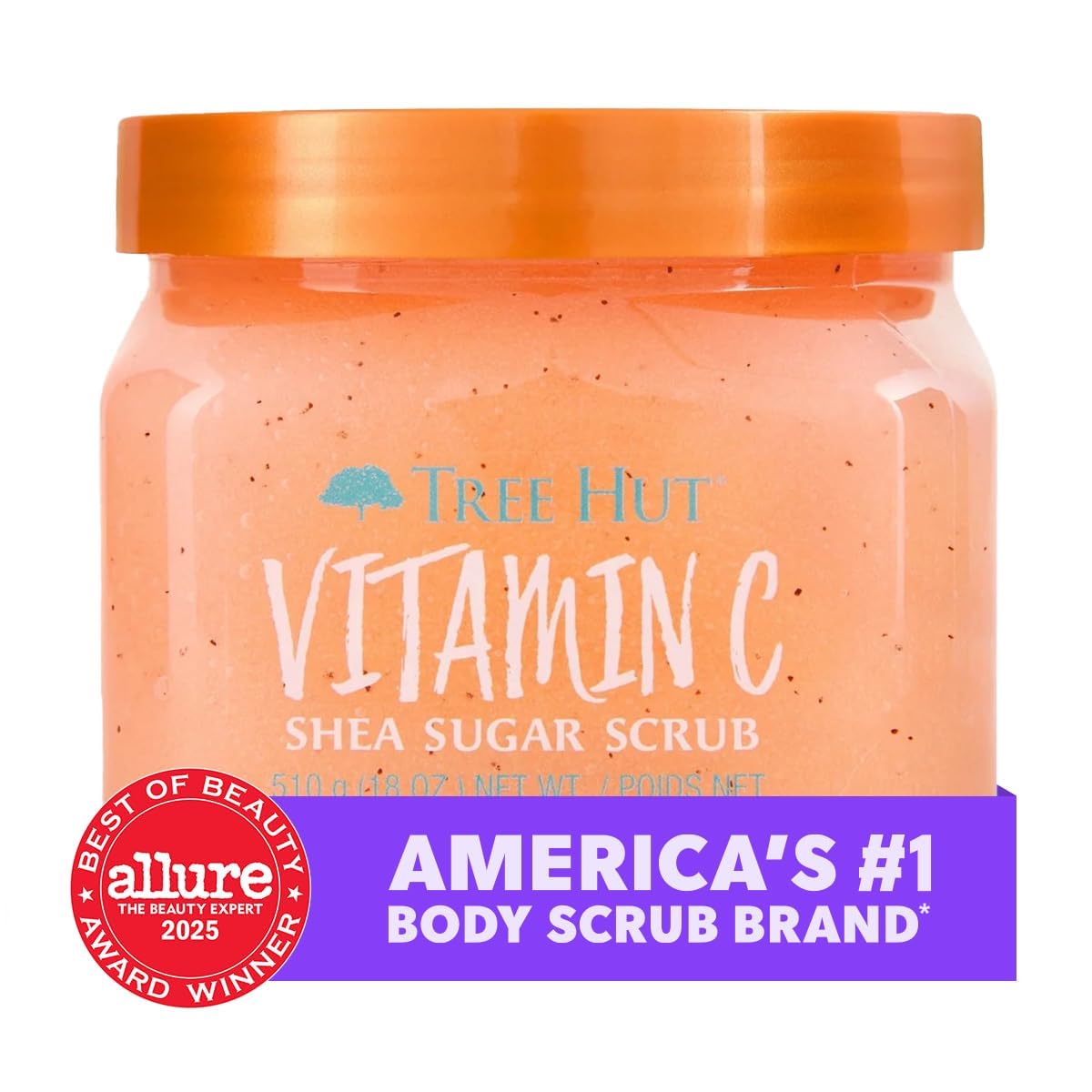 Tree Hut Body Scrub, Vitamin C, 18 Oz detail image 4
