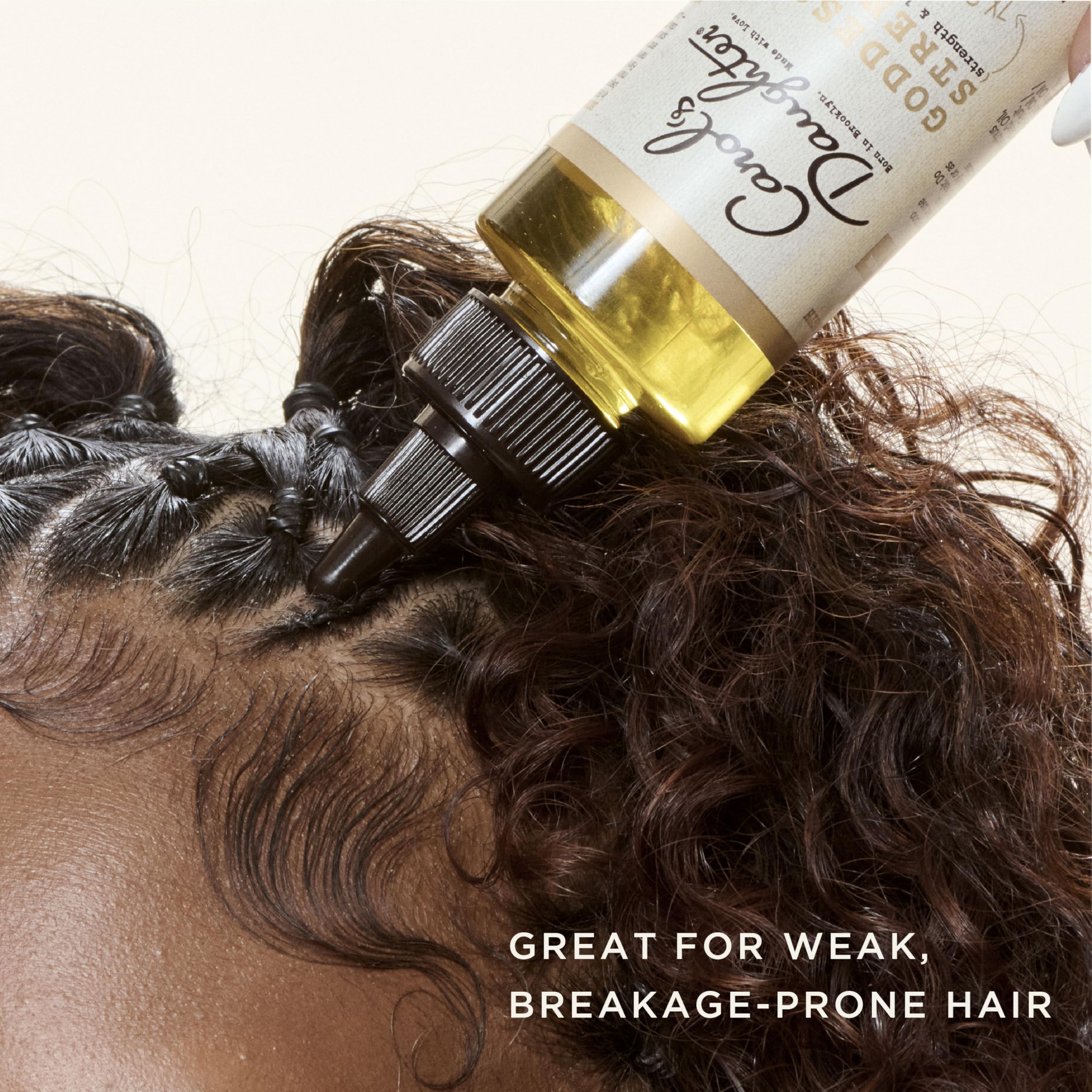 Carol's Daughter Goddess Strength 7 Oil Blend Scalp and Hair Oil for Waves, Coils and Curls, Hair Treatment with Castor Oil, 4. 2 Fl Oz detail image 3