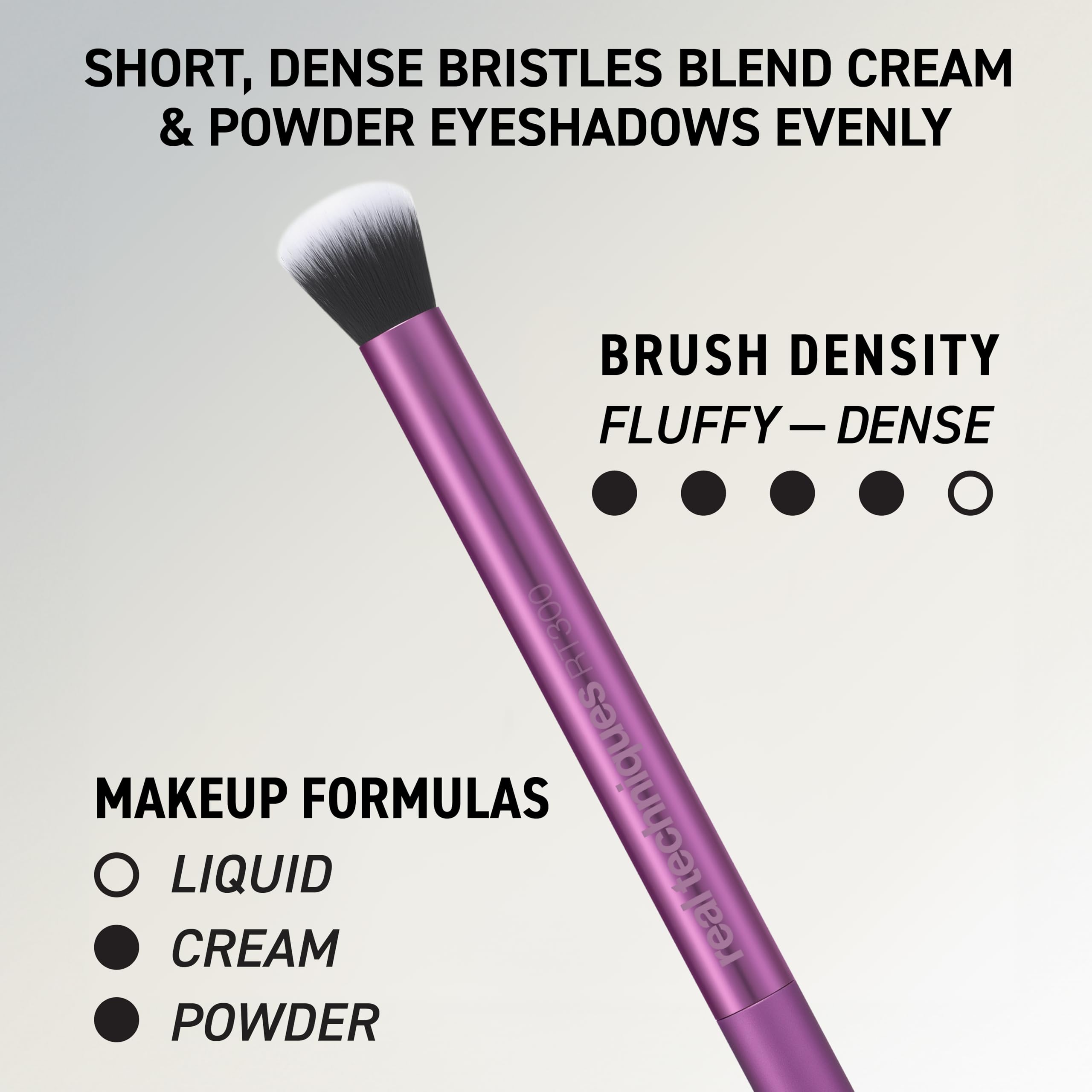 Real Techniques 6 Piece Everyday Essentials Makeup Brush Set, Includes 4 Brushes & 2 Makeup Sponges for Foundation, Blush, Bronzer, Contour, Eyeshadow & Powder, Travel Gift Set, Cruelty-Free & Vegan detail image 7