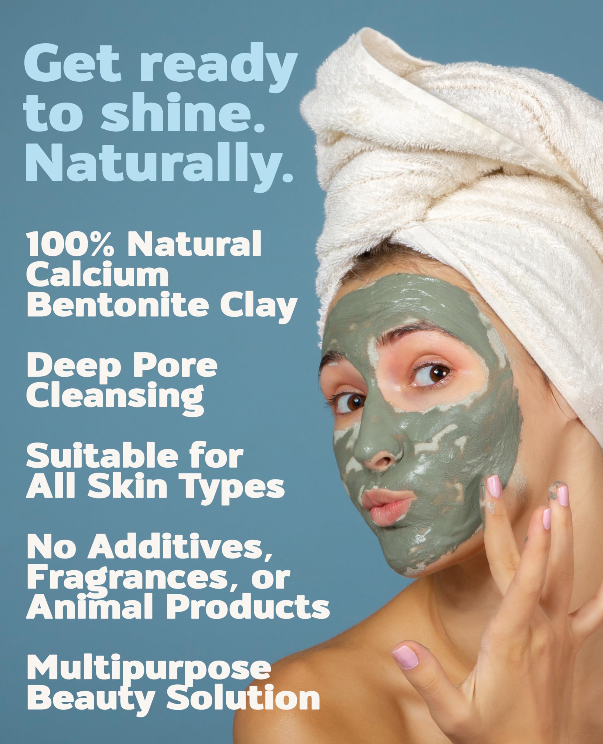 Aztec Secret Indian Healing Clay, 16 oz — 100% Natural Calcium Bentonite Clay (New Version 2) detail image 4