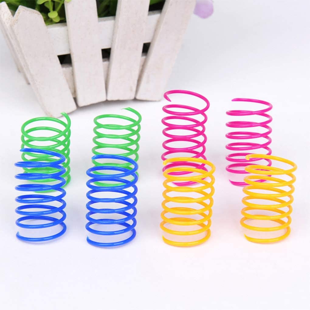 Andiker Cat Spring Toy, 12 Pc Colorful Cat Kicker Toys for Indoor Play — Interactive Springs for Swatting, Biting, Hunting detail image 6