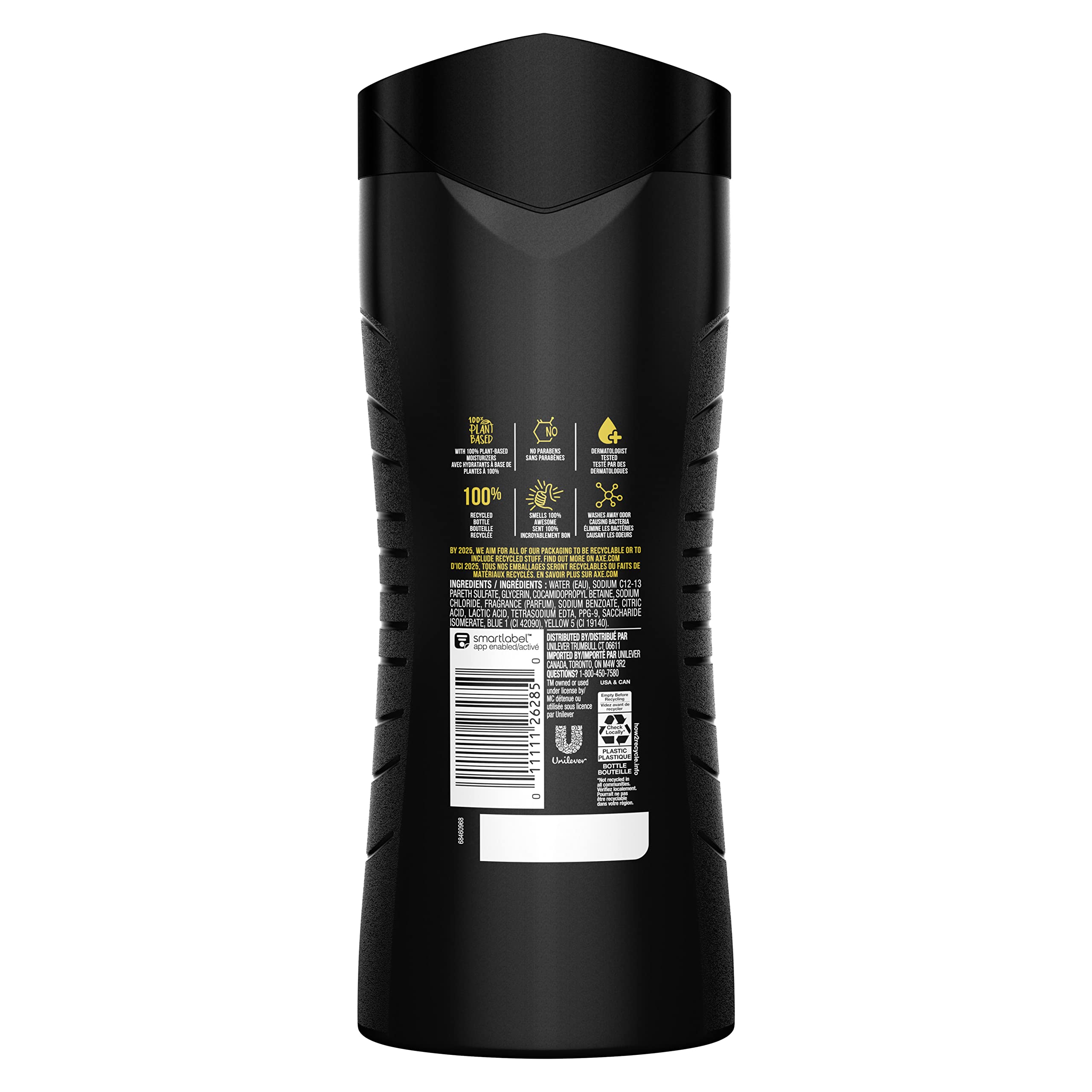 AXE Apollo Sage & Cedarwood Body Wash, 16 oz, Pack of 4 detail image 2
