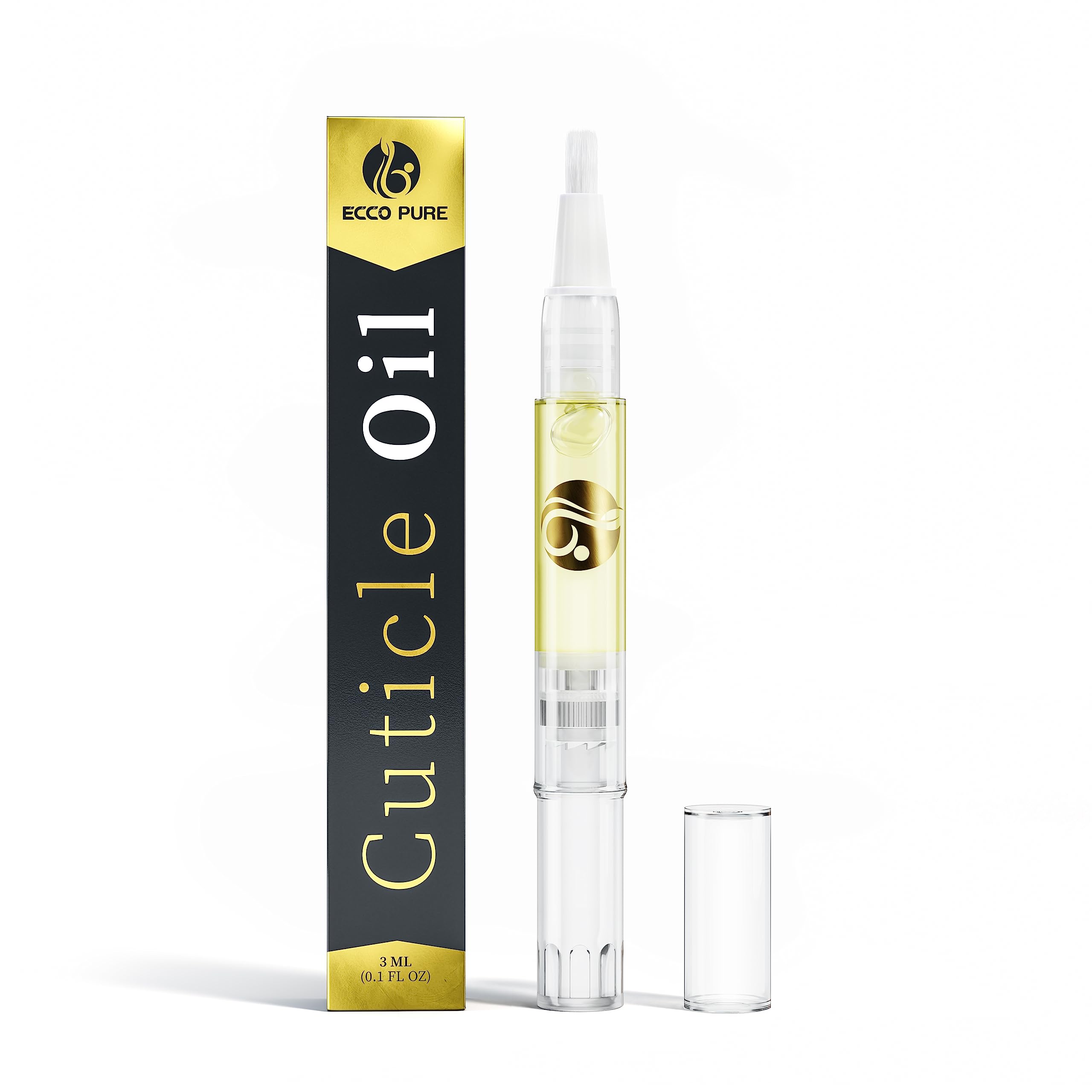 Cuticle Oil Pen with Vitamin E – Nail & Cuticle Moisturizing Oil – Mess-Free Brush Pen for Dry Cuticles & Nails – Manicure & Pedicure Nail Care detail image 1