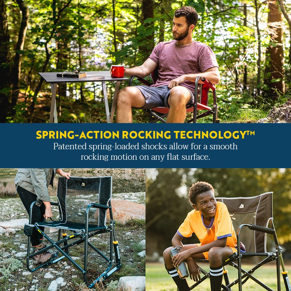 GCI Outdoor Freestyle Rocker Camping Chair - Black detail image 4