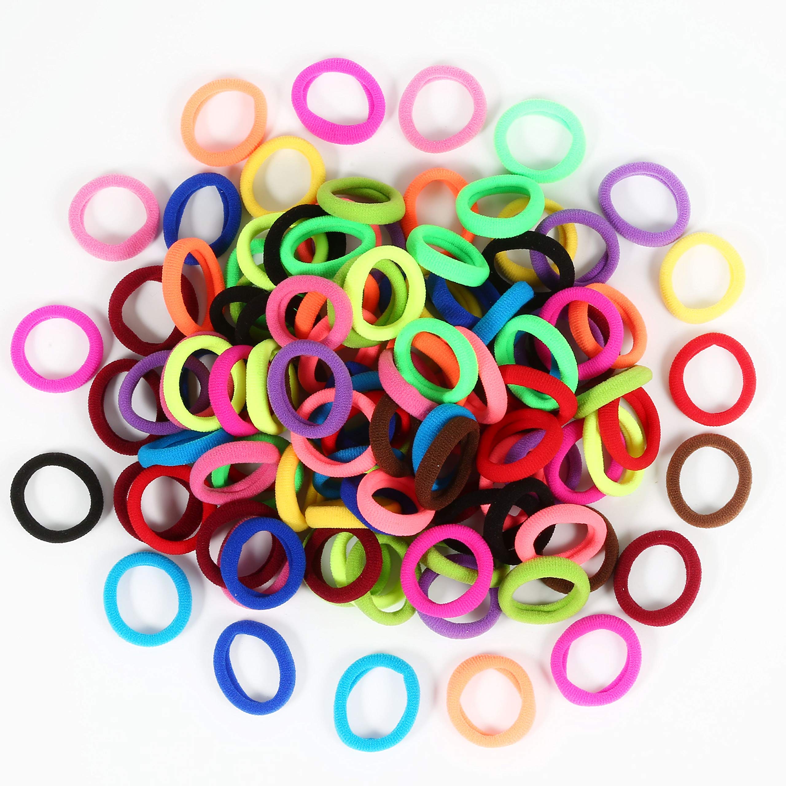 Baby Hair Ties, Elastic Hair Bands for Girls Kids, Toddler Ponytail Holders detail image 5