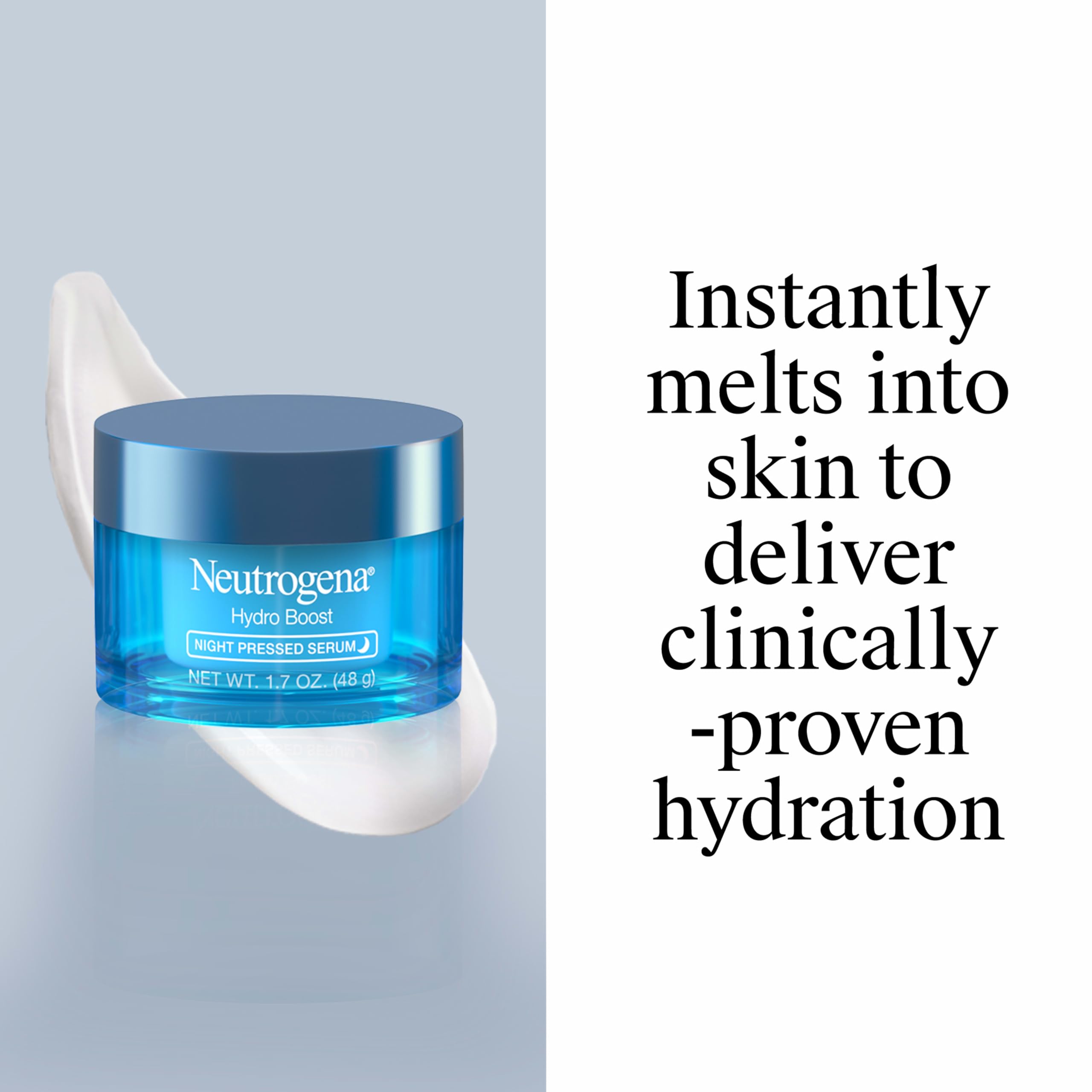 Neutrogena Hydro Boost Night Pressed Serum, 1. 7 oz detail image 3
