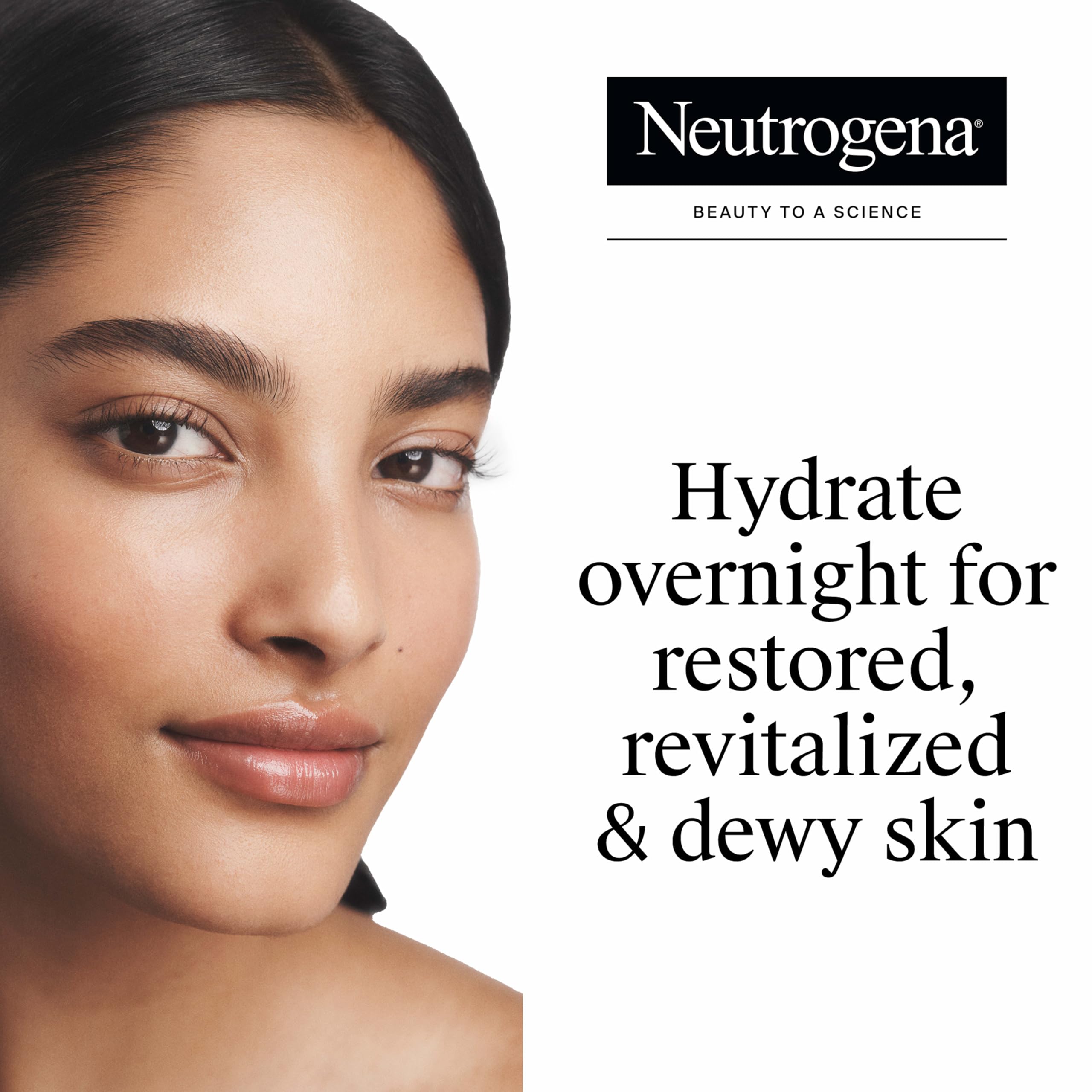 Neutrogena Hydro Boost Night Pressed Serum, 1. 7 oz detail image 2