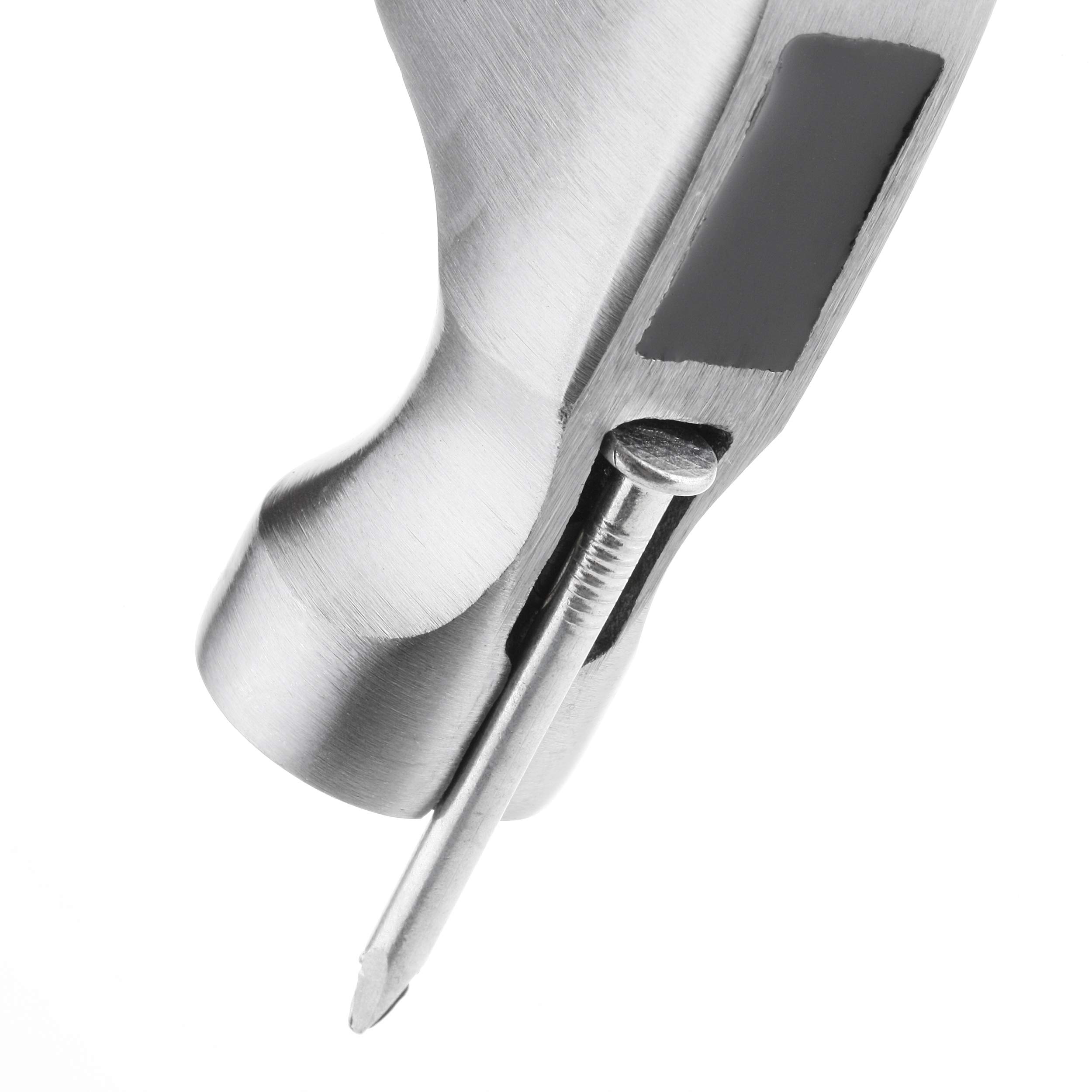 Mr. Pen 8 oz Claw Hammer, Yellow, Magnetic Nail Starter, Small Stubby Design detail image 9
