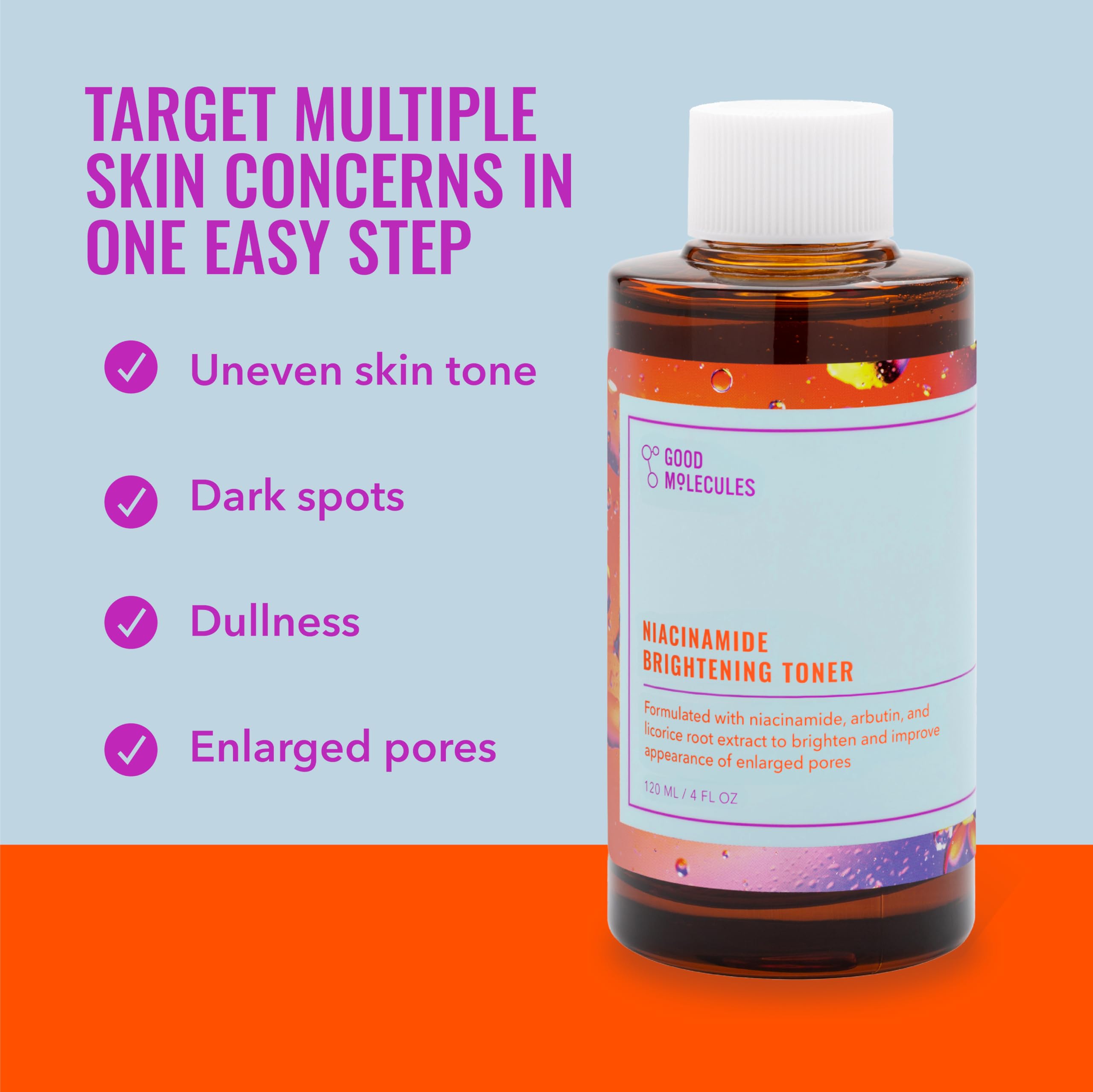 Good Molecules Niacinamide Brightening Toner – Alcohol-Free Toner with Niacinamide, Arbutin & Licorice Root Extract detail image 5