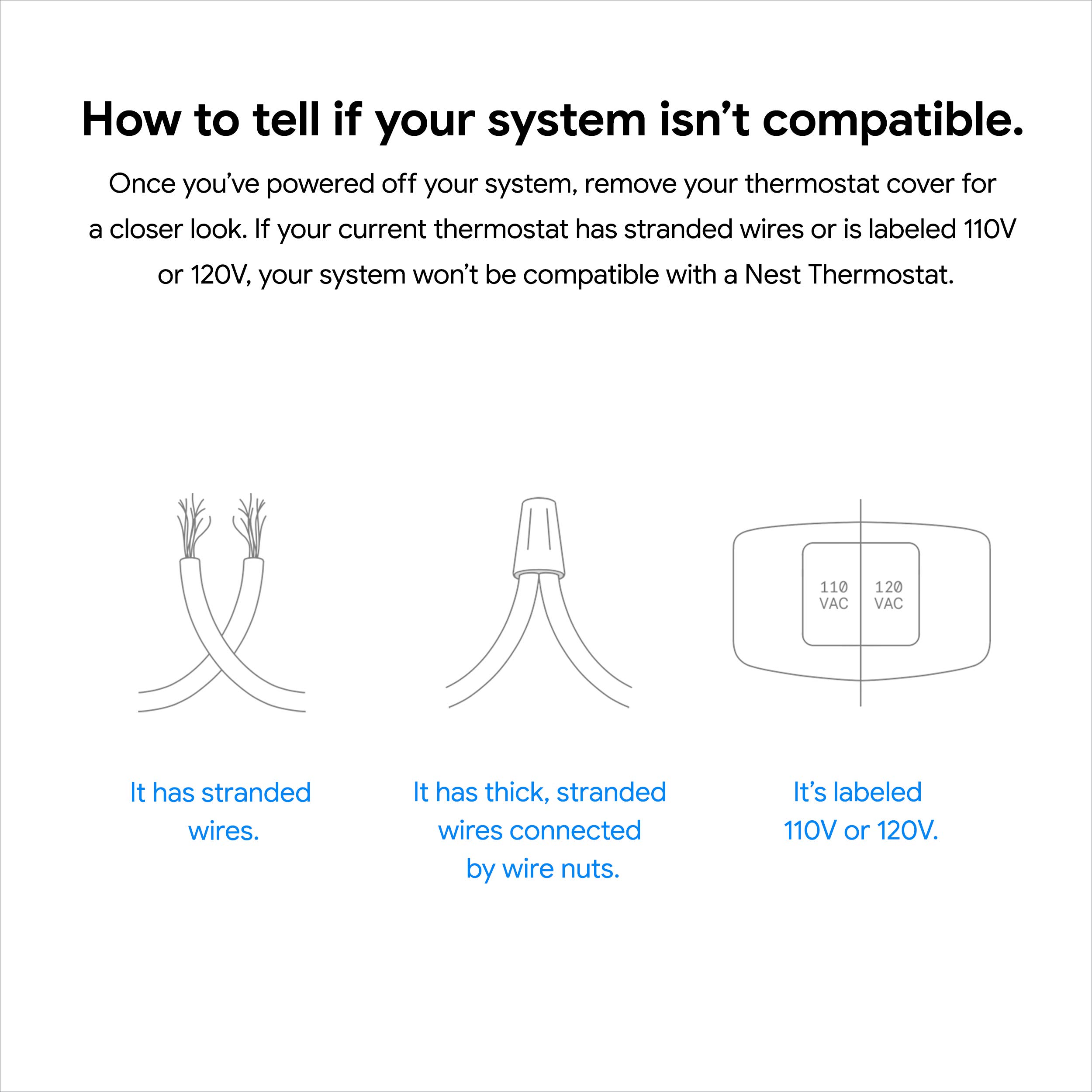 Google Nest Thermostat - Smart Thermostat for Home - Programmable Wifi Thermostat - Snow detail image 4