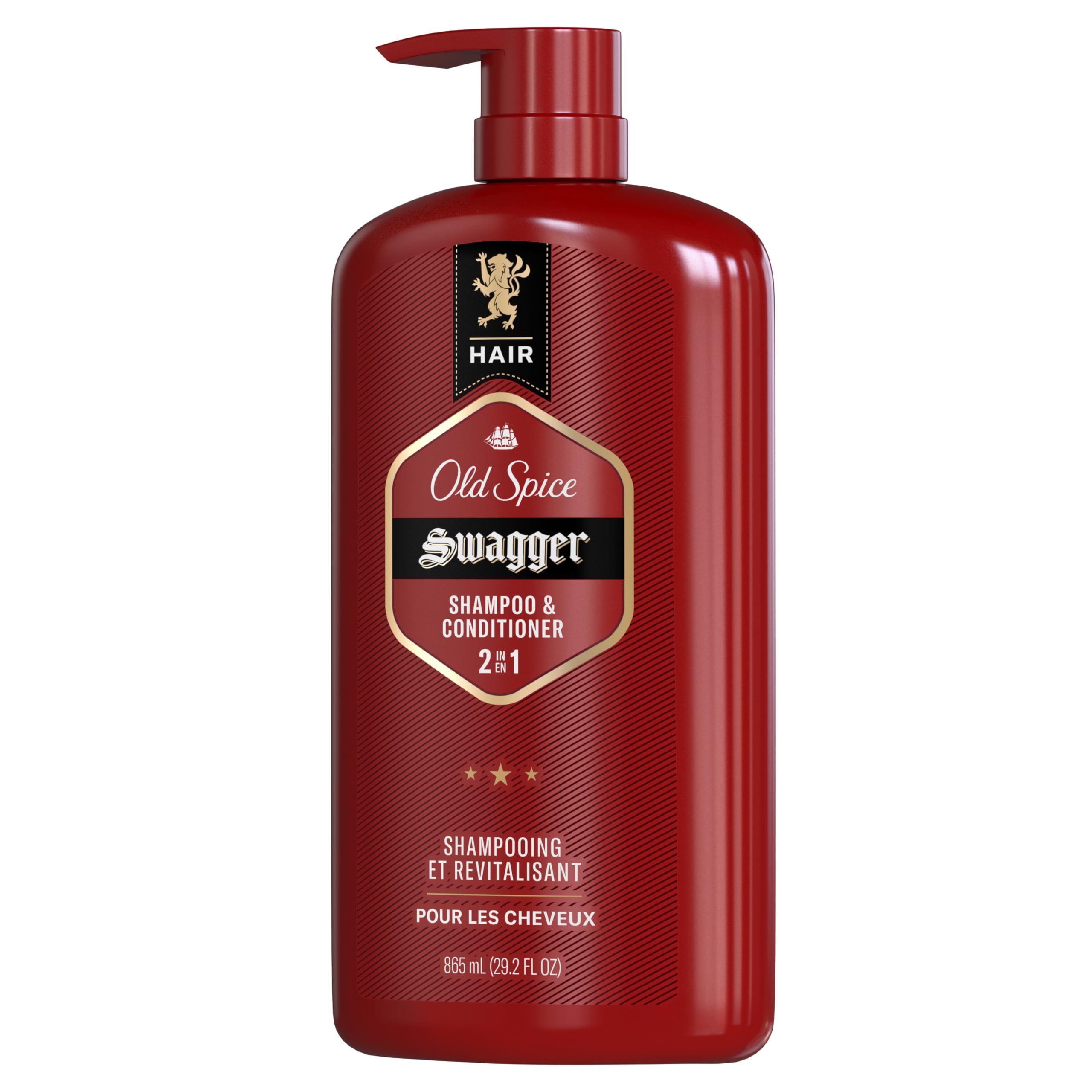 Old Spice Men’s Swagger 2-in-1 Shampoo & Conditioner, Cedarwood Lime, 29. 2 fl oz each, Twin Pack detail image 9