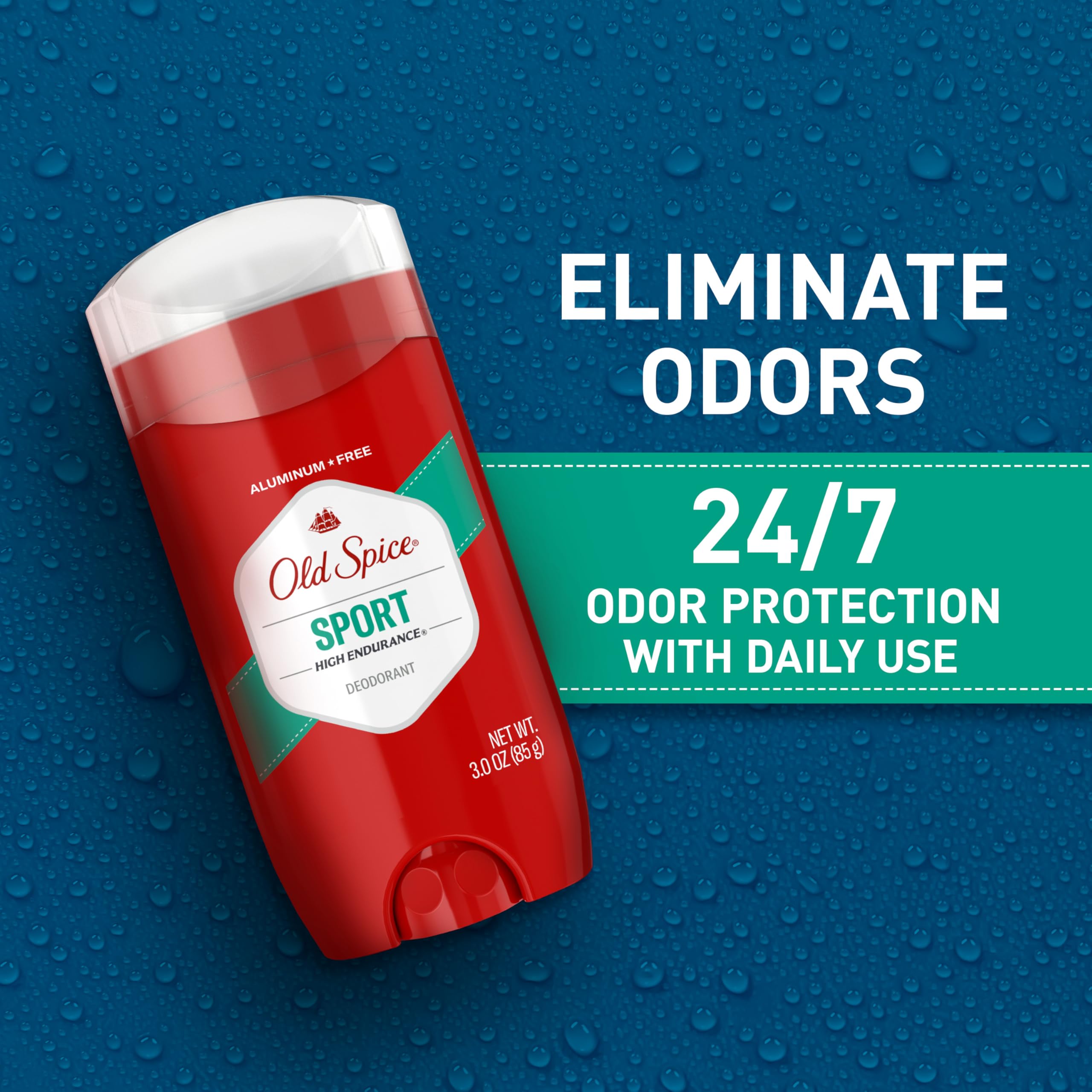 Old Spice High Endurance Aluminum-Free Deodorant for Men, Sport Scent, 3. 0 oz (Pack of 3) detail image 4