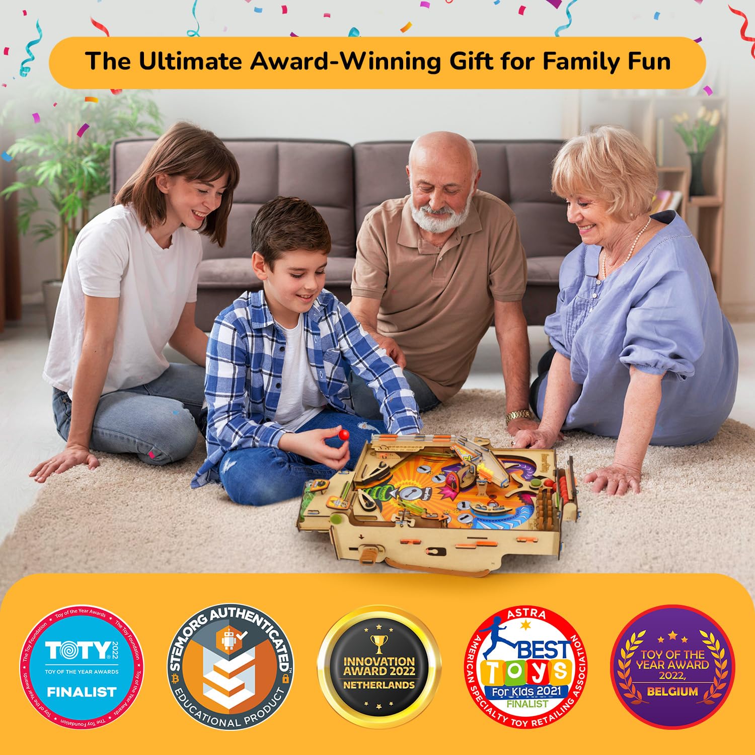 Smartivity DIY Pinball Machine for Kids 8-14 Years Old | Global Award Winning Arcade Game | Build Your Own Pinball I Birthday Gift for Smart Kids | STEM Toy for Boys & Girls detail image 8