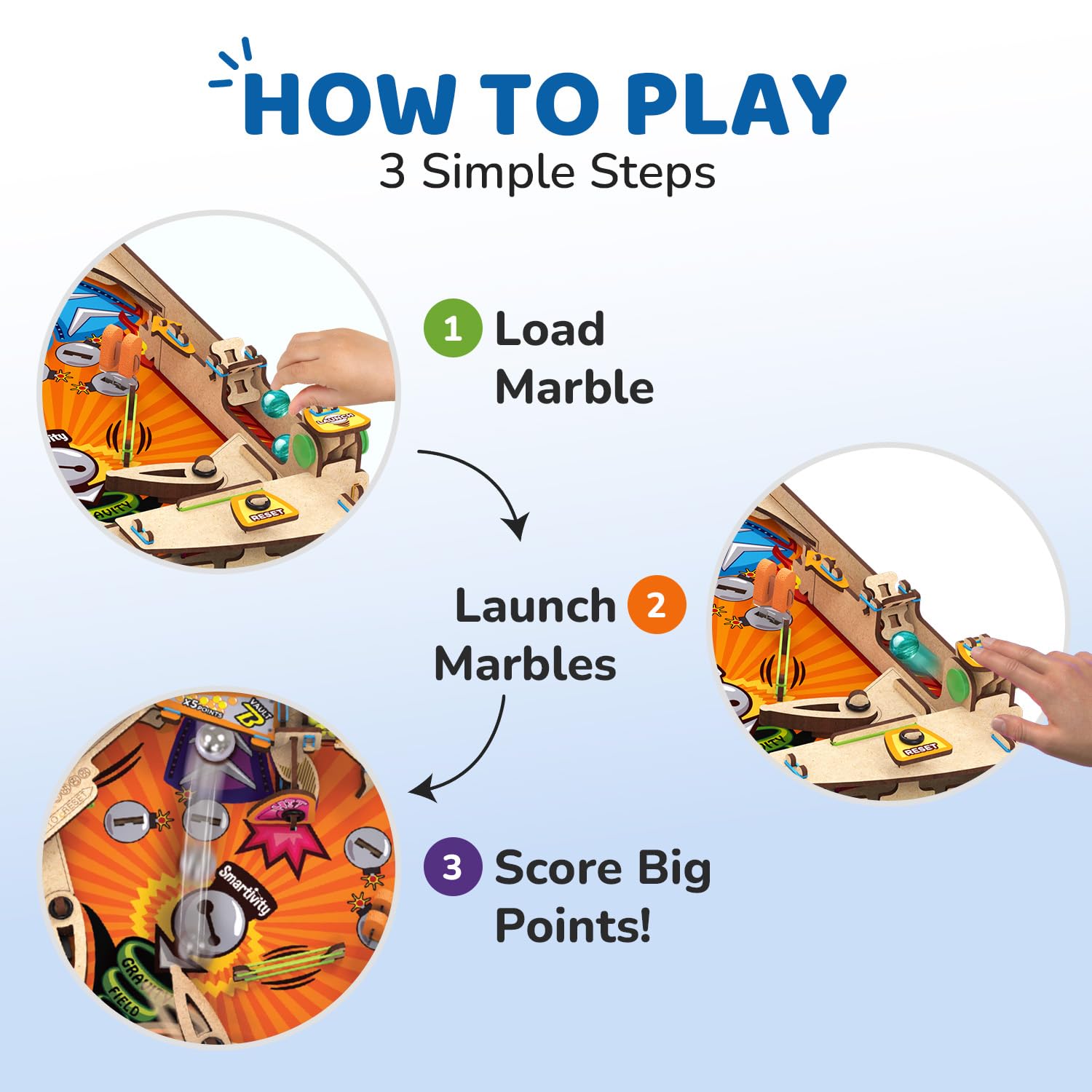 Smartivity DIY Pinball Machine for Kids 8-14 Years Old | Global Award Winning Arcade Game | Build Your Own Pinball I Birthday Gift for Smart Kids | STEM Toy for Boys & Girls detail image 5
