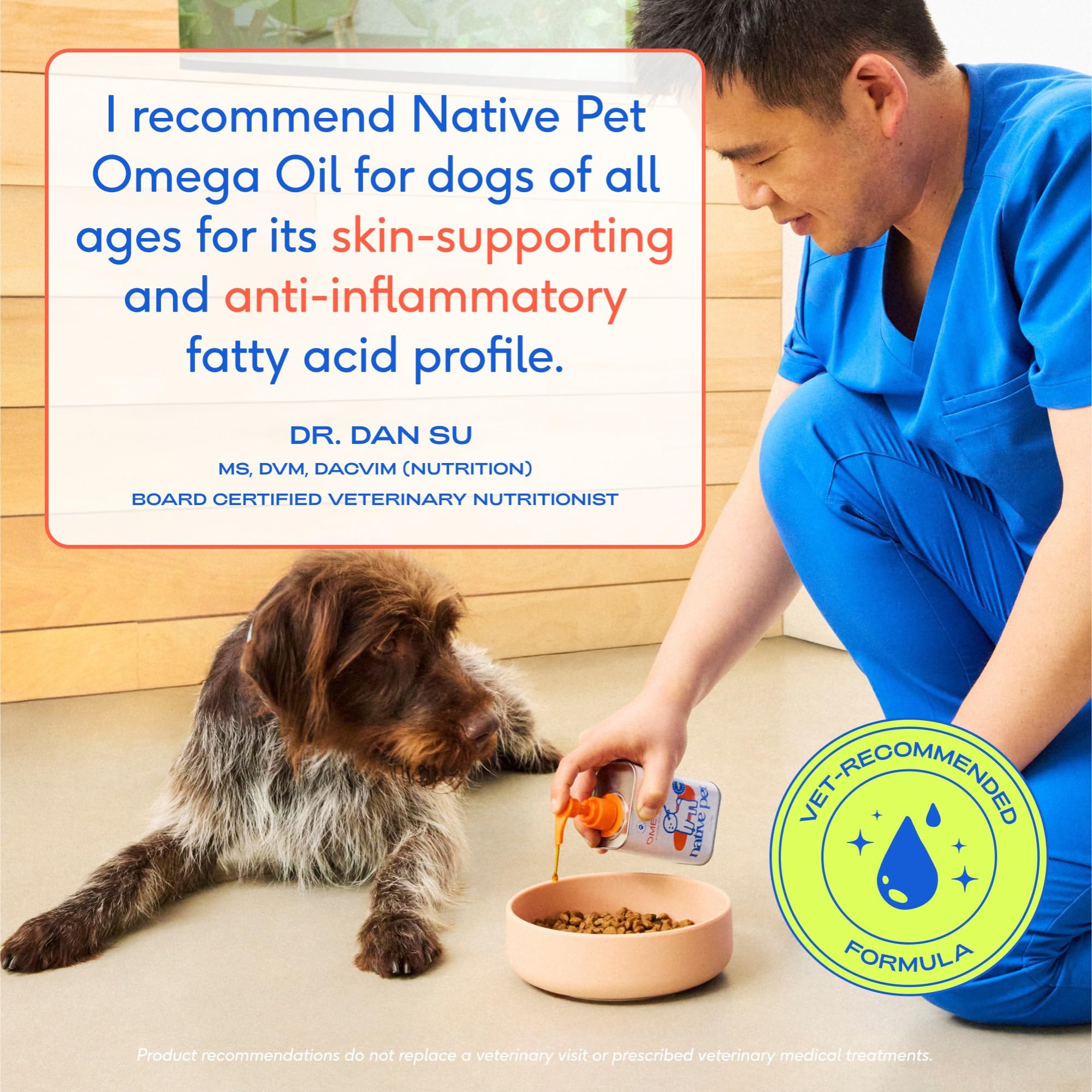 Native Pet Omega-3 Fish Oil for Dogs & Cats — Wild Alaskan Salmon & Pollock Oil, 8 oz detail image 5