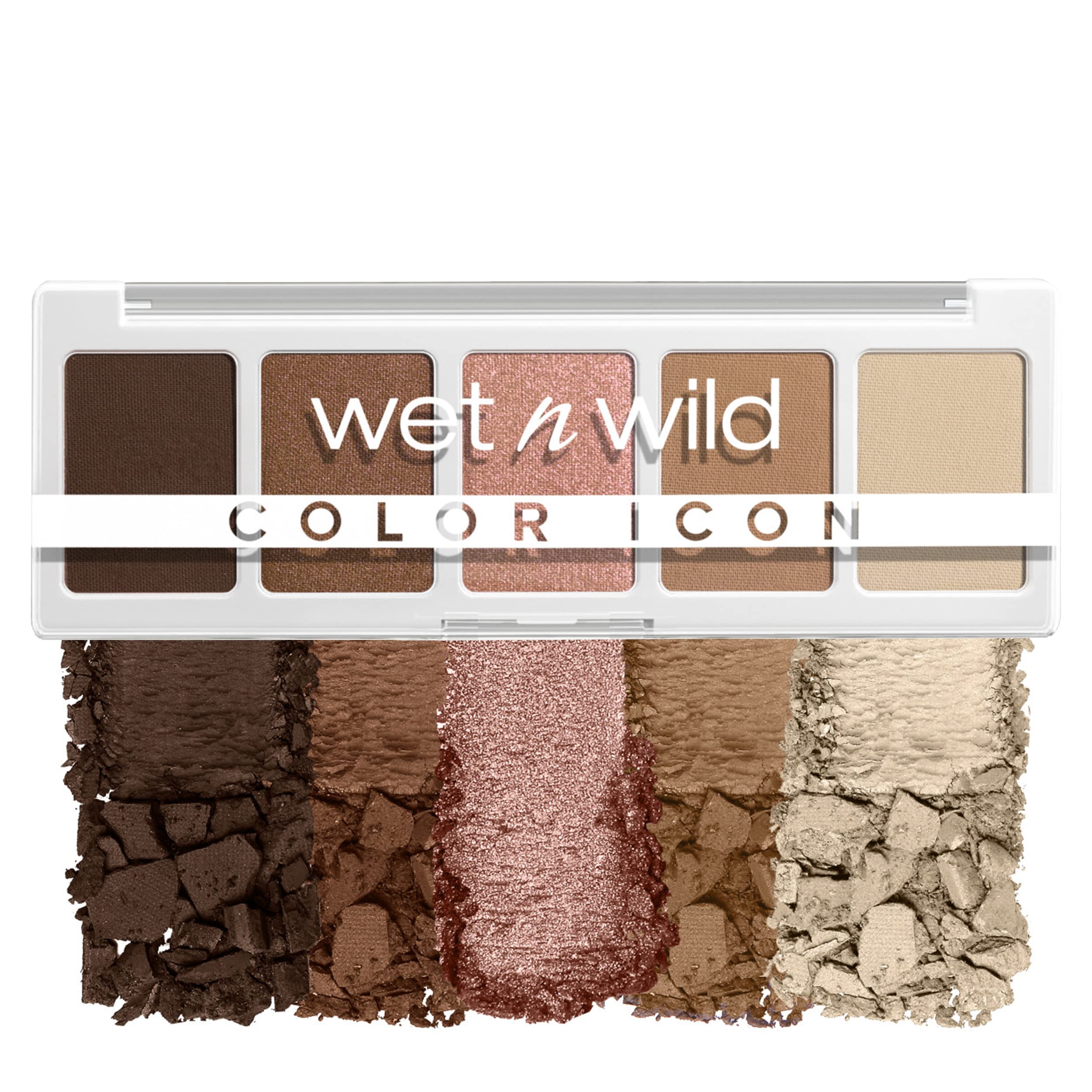 wet n wild Color Icon 5-Pan Eyeshadow Palette — Walking On Eggshells (Matte, Shimmer, Metallic) detail image 1