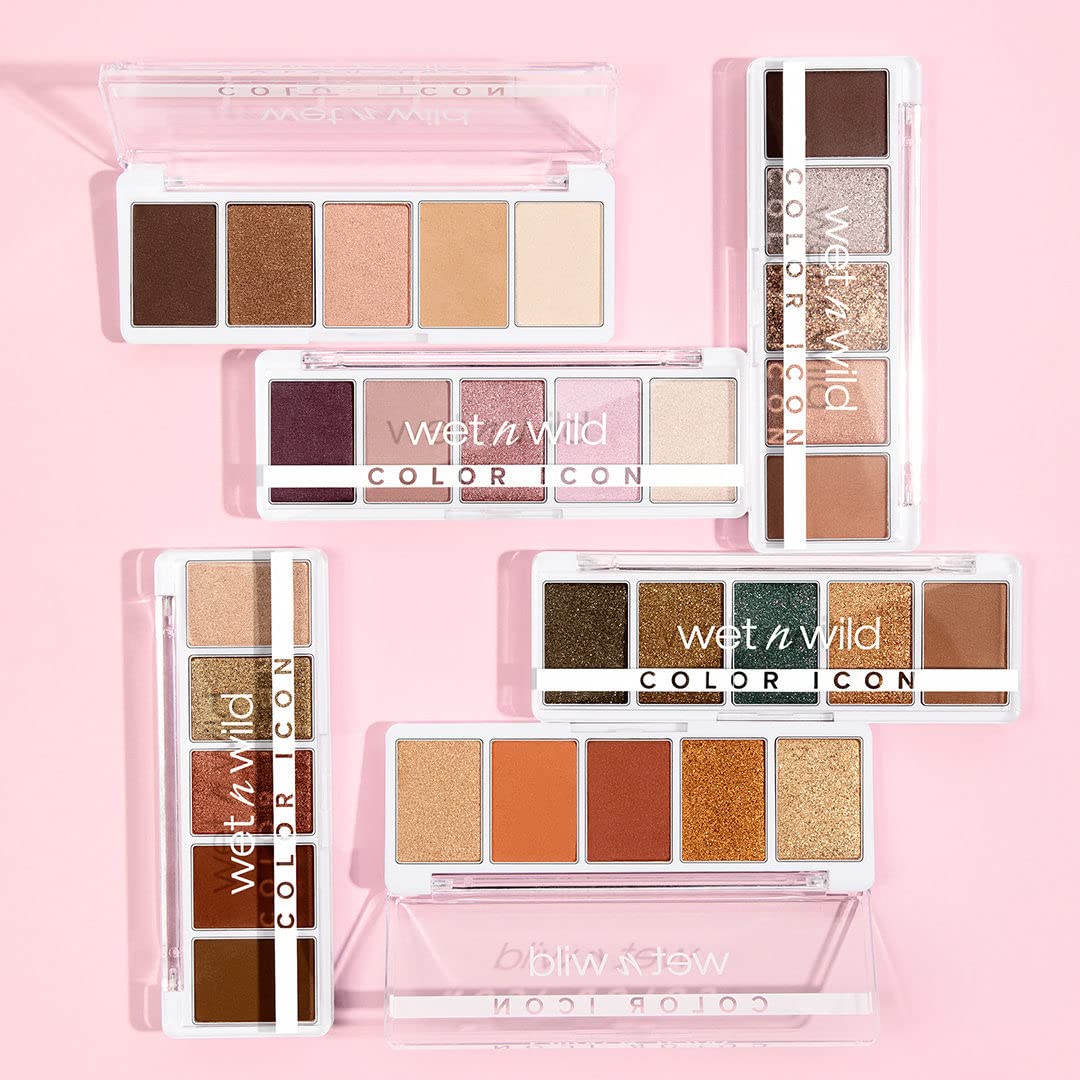 wet n wild Color Icon 5-Pan Eyeshadow Palette — Walking On Eggshells (Matte, Shimmer, Metallic) detail image 7