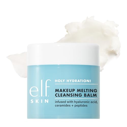 e. l. f. SKIN Holy Hydration! Makeup Melting Cleansing Balm, Face Cleanser & Makeup Remover, Infused with Hyaluronic Acid detail image 8