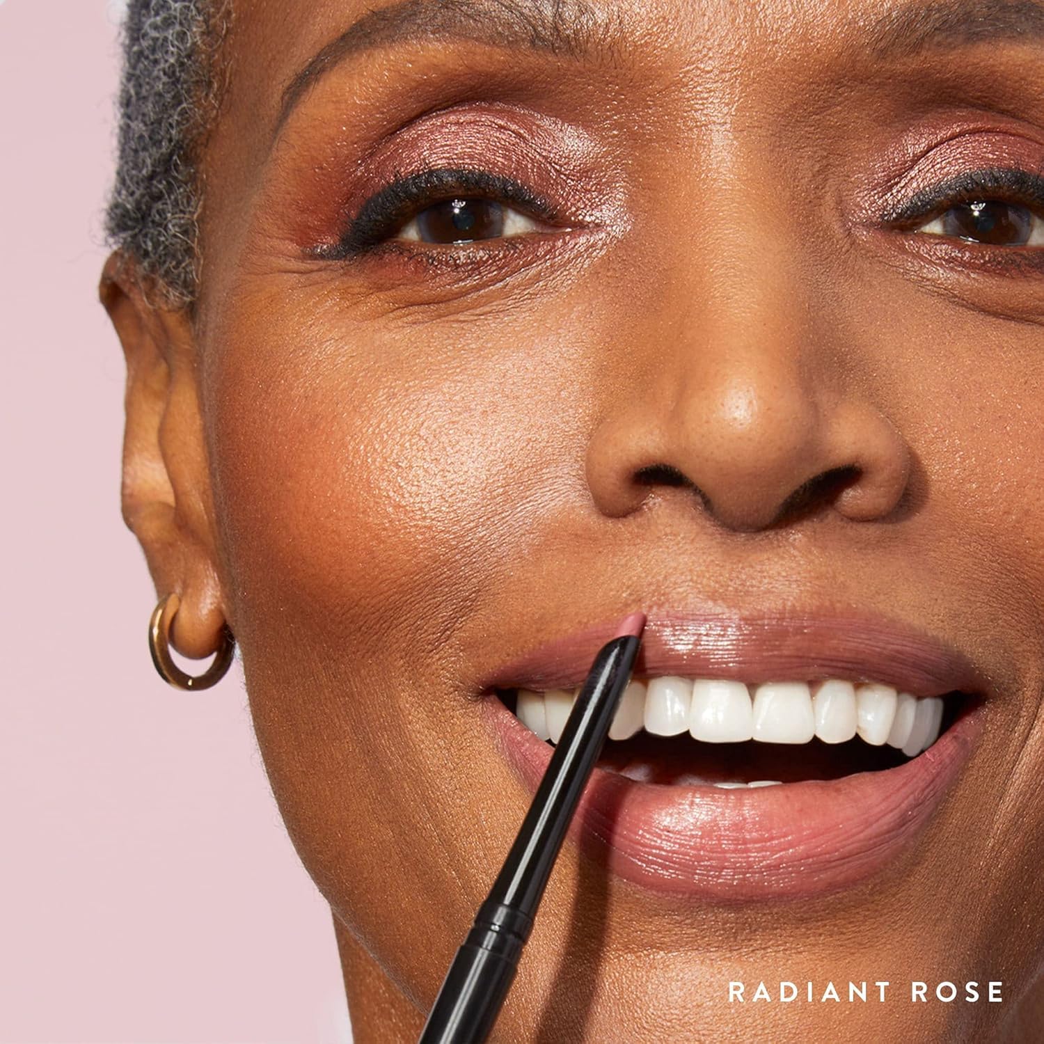 LAURA GELLER NEW YORK Modern Classic Lip Liner, Luxurious Creamy Long Lasting Lip Liner, Prevents Feathering and Fading, Radiant Rose detail image 6