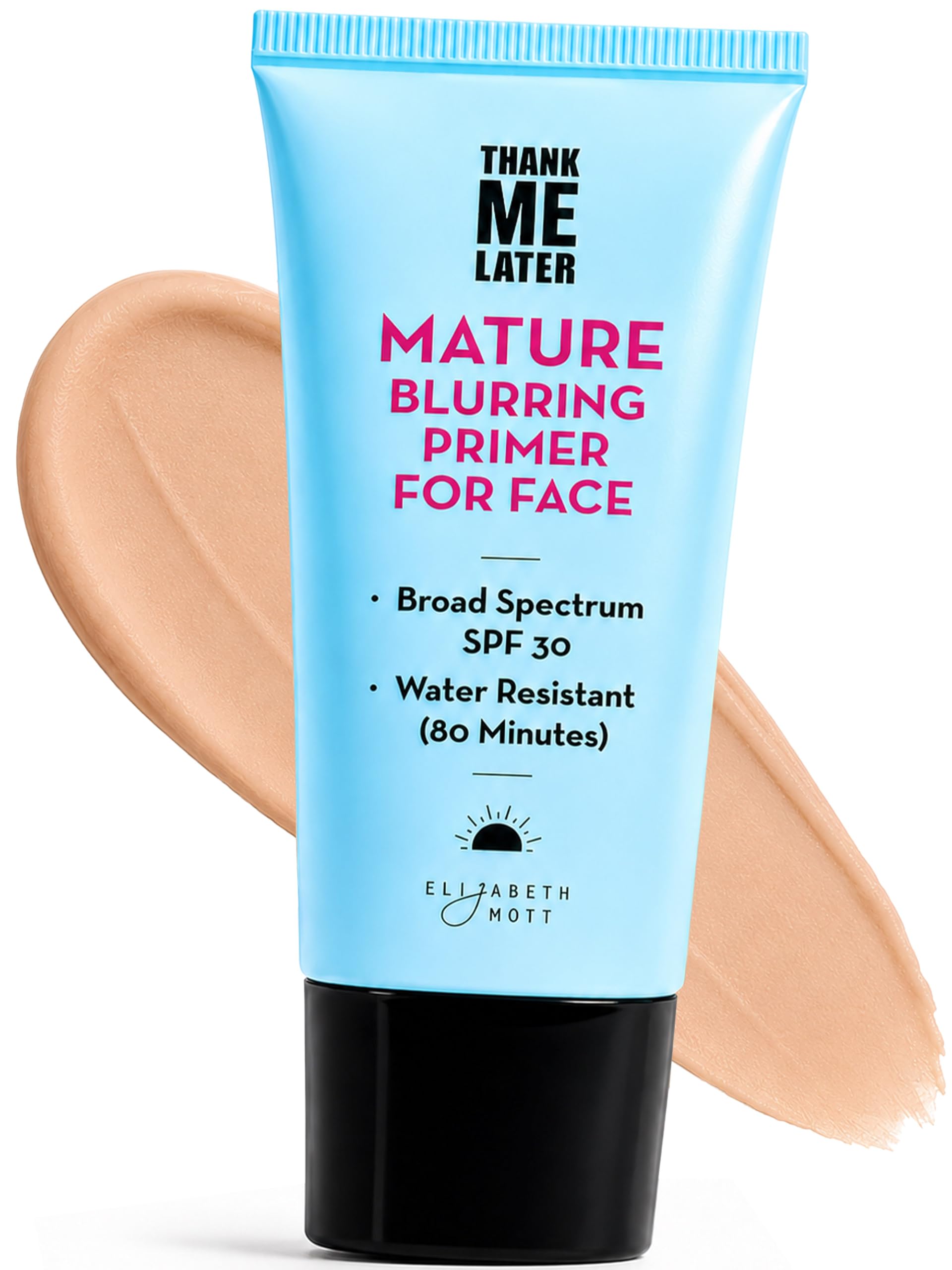 Elizabeth Mott Thank Me Later Pore Blurring Primer SPF 30, 30 g — Lightweight Hydrating, Semi-Matte Soft-Focus Finish, Cruelty-Free detail image 1
