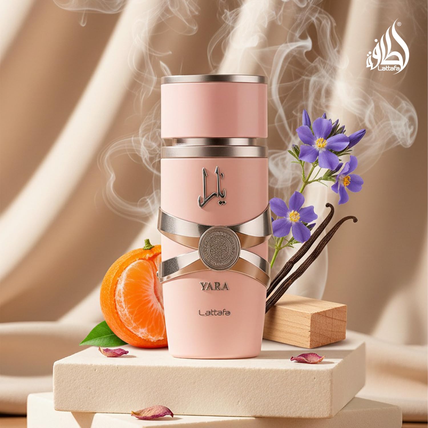 Lattafa Yara - Vainilla, Gourmand, Afrutado, Floral - Eau de Parfum de Larga Duración para Mujer, 3. 4 oz / 100 ml detail image 6