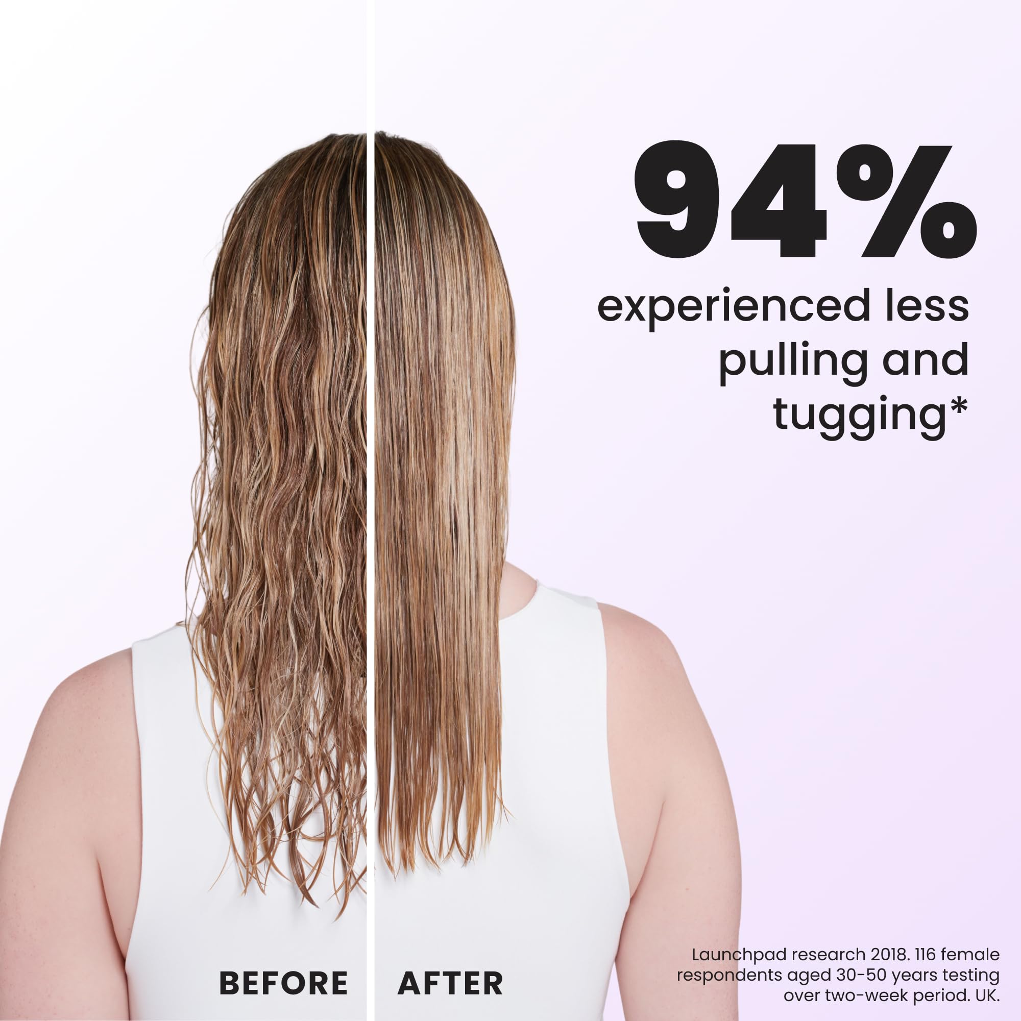 Tangle Teezer Fine Ultimate Detangler Brush for Fine Hair, Hypnotic Heather detail image 6
