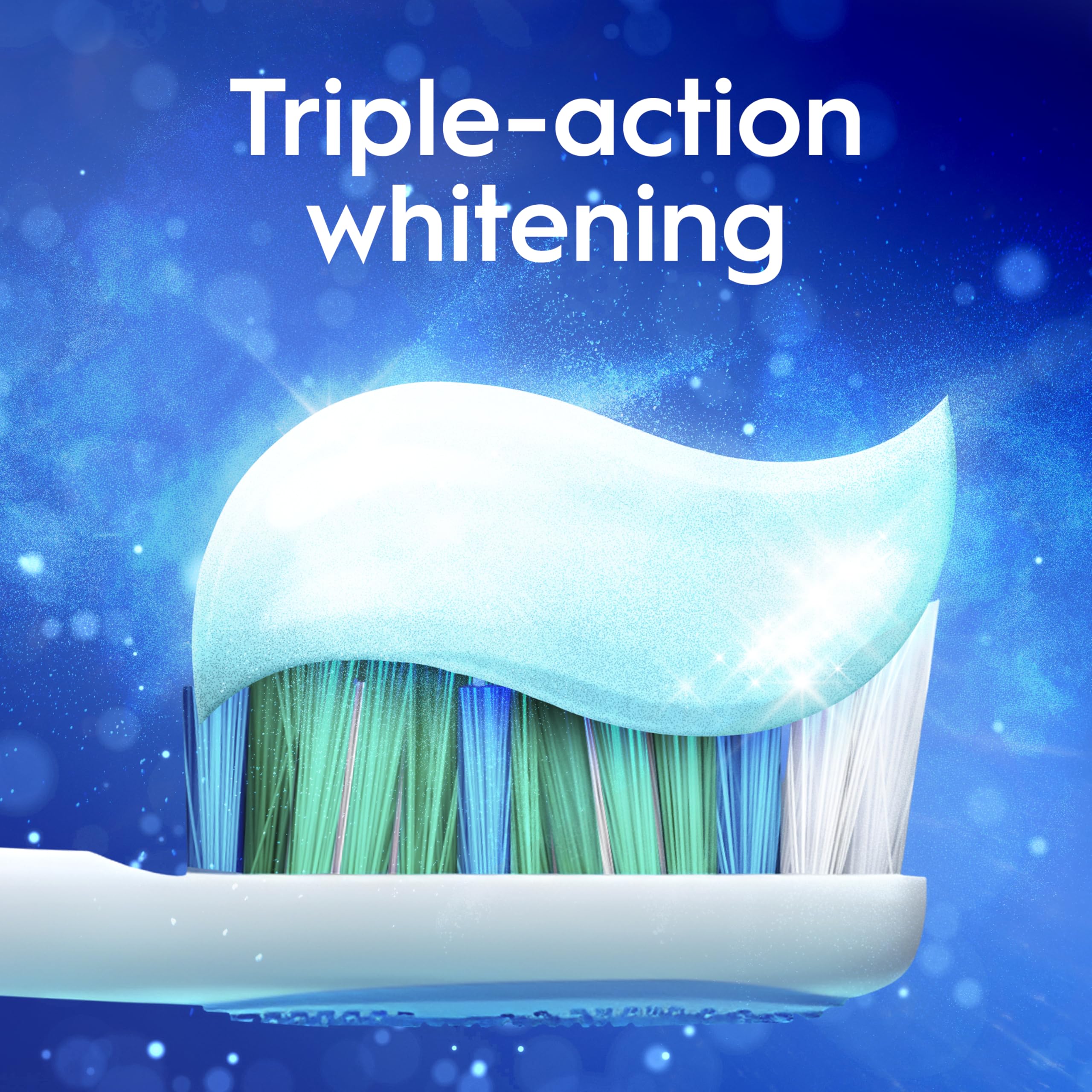 Crest 3D White Advanced, Teeth Whitening Toothpaste for Adults, 3. 7 oz, 4 Pack, Cavity Protection Fluoride Toothpaste, Strengthens Enamel, Travel Size Toiletries detail image 7