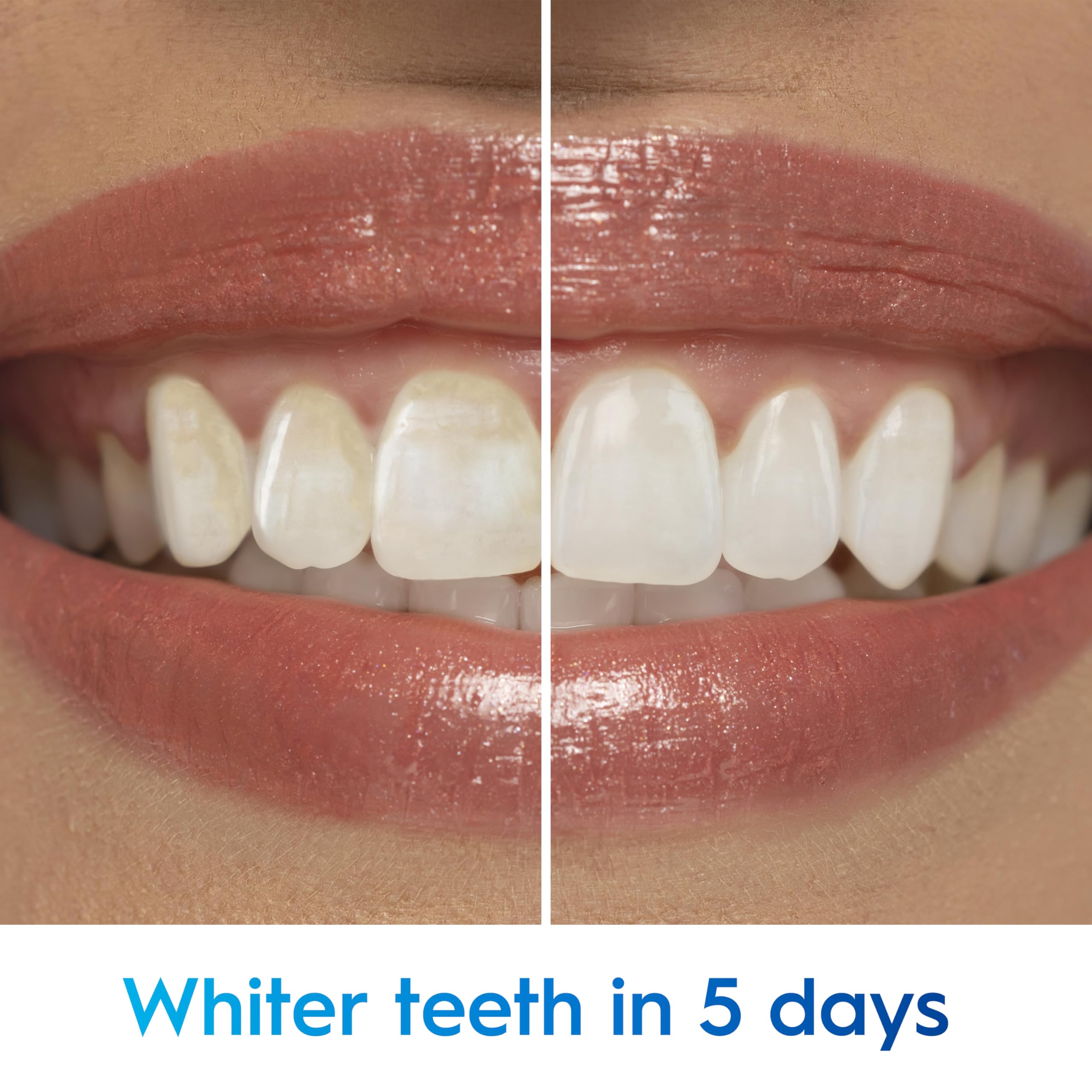 Crest 3D White Advanced, Teeth Whitening Toothpaste for Adults, 3. 7 oz, 4 Pack, Cavity Protection Fluoride Toothpaste, Strengthens Enamel, Travel Size Toiletries detail image 3