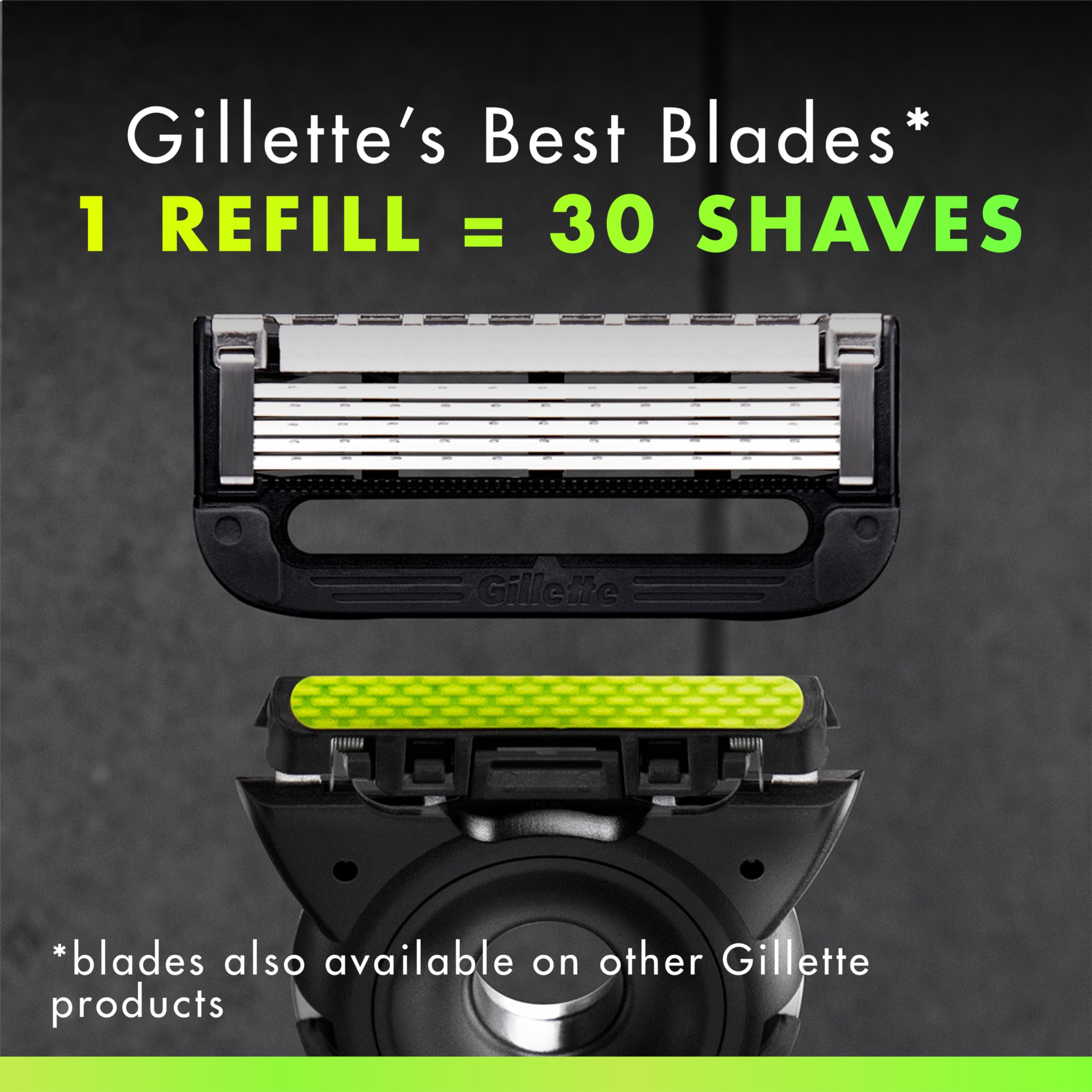 Gillette Labs Razor Blade Shaving Refills for Men, 4 count detail image 3