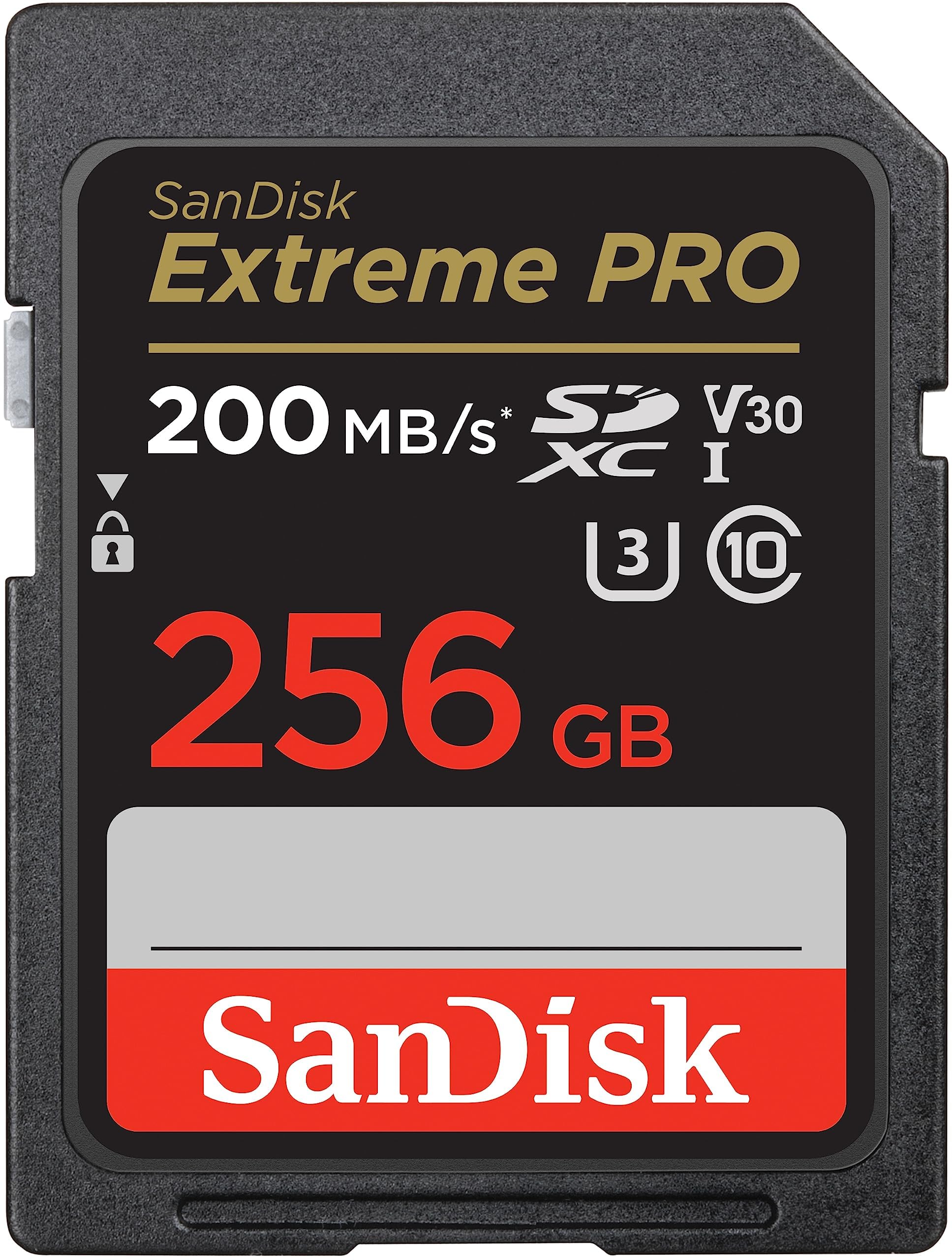 SANDISK 256GB Extreme PRO SDXC UHS-I Memory Card - C10, U3, V30, 4K UHD, SD Card - SDSDXXD-256G-GN4IN detail image 1