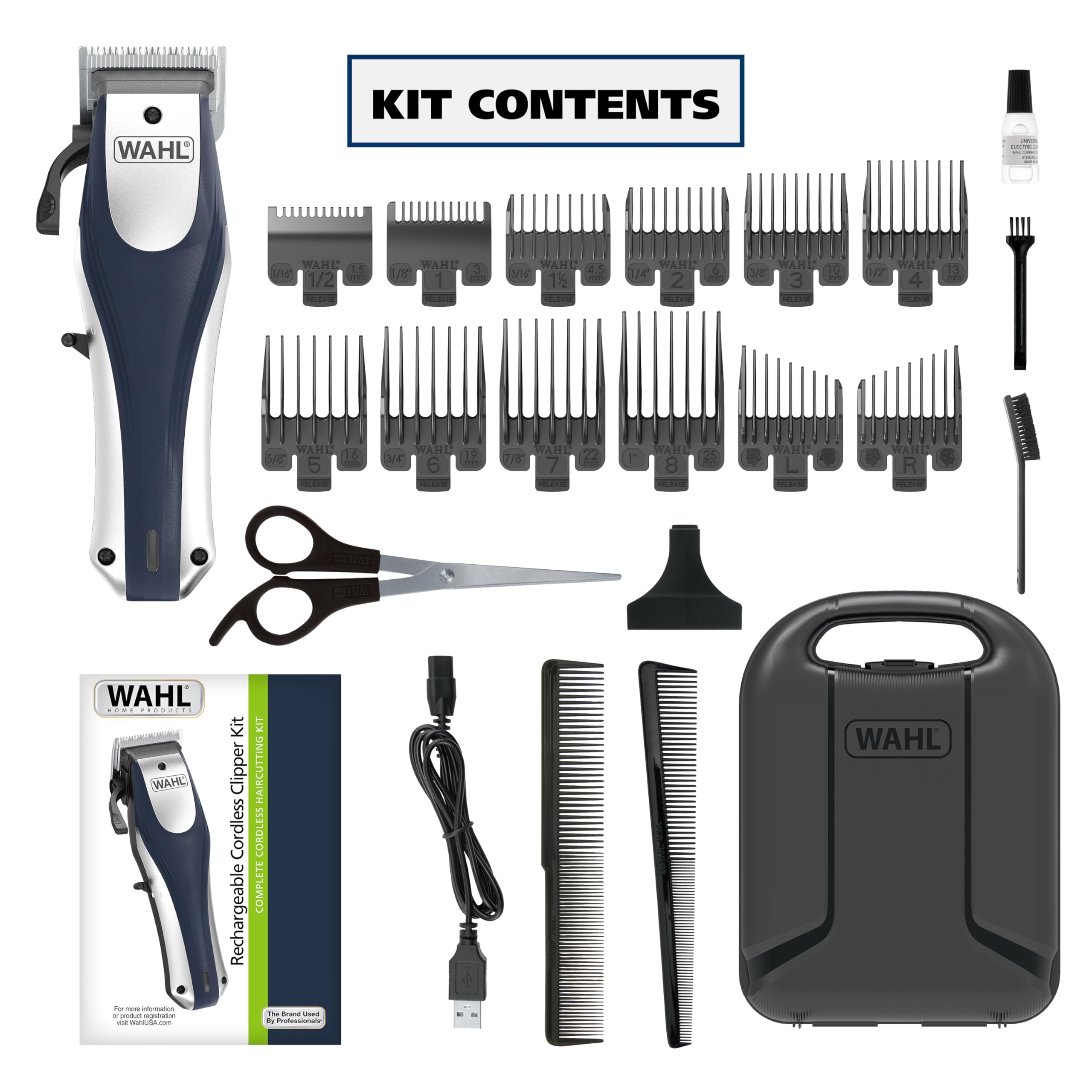Wahl Lithium Ion Pro Rechargeable Cordless Hair Clippers for Men, Women & Children with Smart Charge Technology - Model 79470 detail image 2