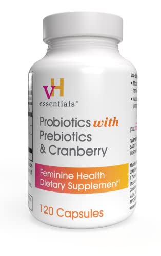 vH Essentials Probiotics for Women with Prebiotics, Cranberry & Vitamin C - 120 Capsules (60 Day Supply) detail image 9