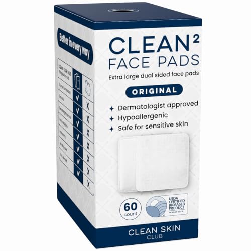 Clean Skin Club Clean² 2. 0 Extra-Large 3-Layer Disposable Makeup Removal Pads — Textured & Ultra-Soft Double-Sided, Upgraded Lint-Resistant, Tear-Resistant detail image 9