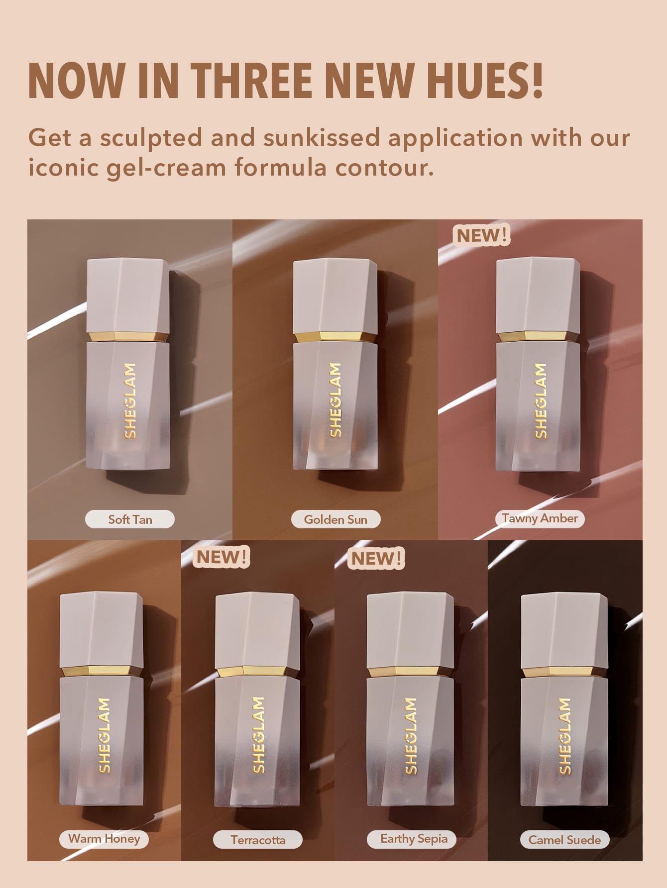 SHEGLAM Sun Sculpt Liquid Contour Stick - Long Lasting Cream Bronzer Makeup (Warm Honey) detail image 4