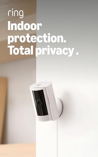 Ring Indoor Cam, Home or business security in 1080p HD video, White detail image 7